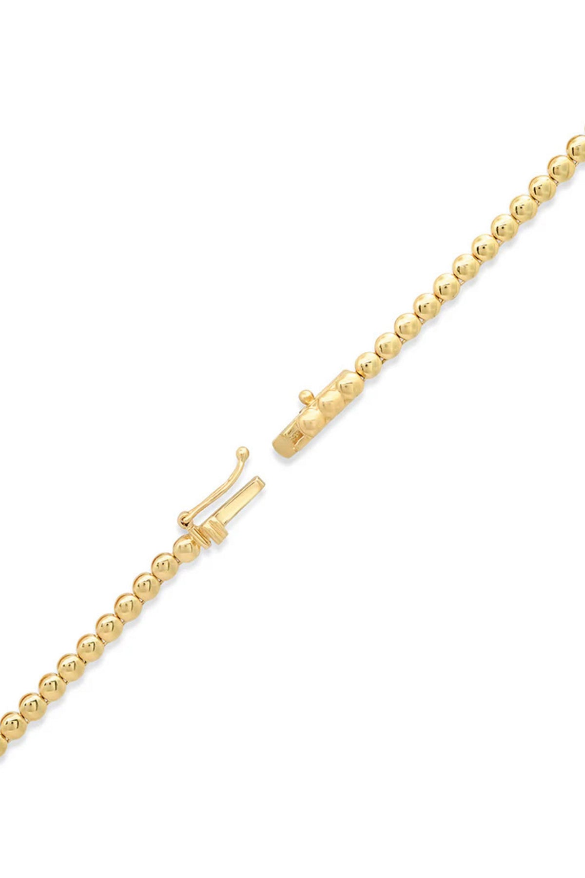 JENNIFER MEYER | MINI BEZEL TENNIS NECKLACE WITH ILLUSION SET DIAMOND ACCENT
