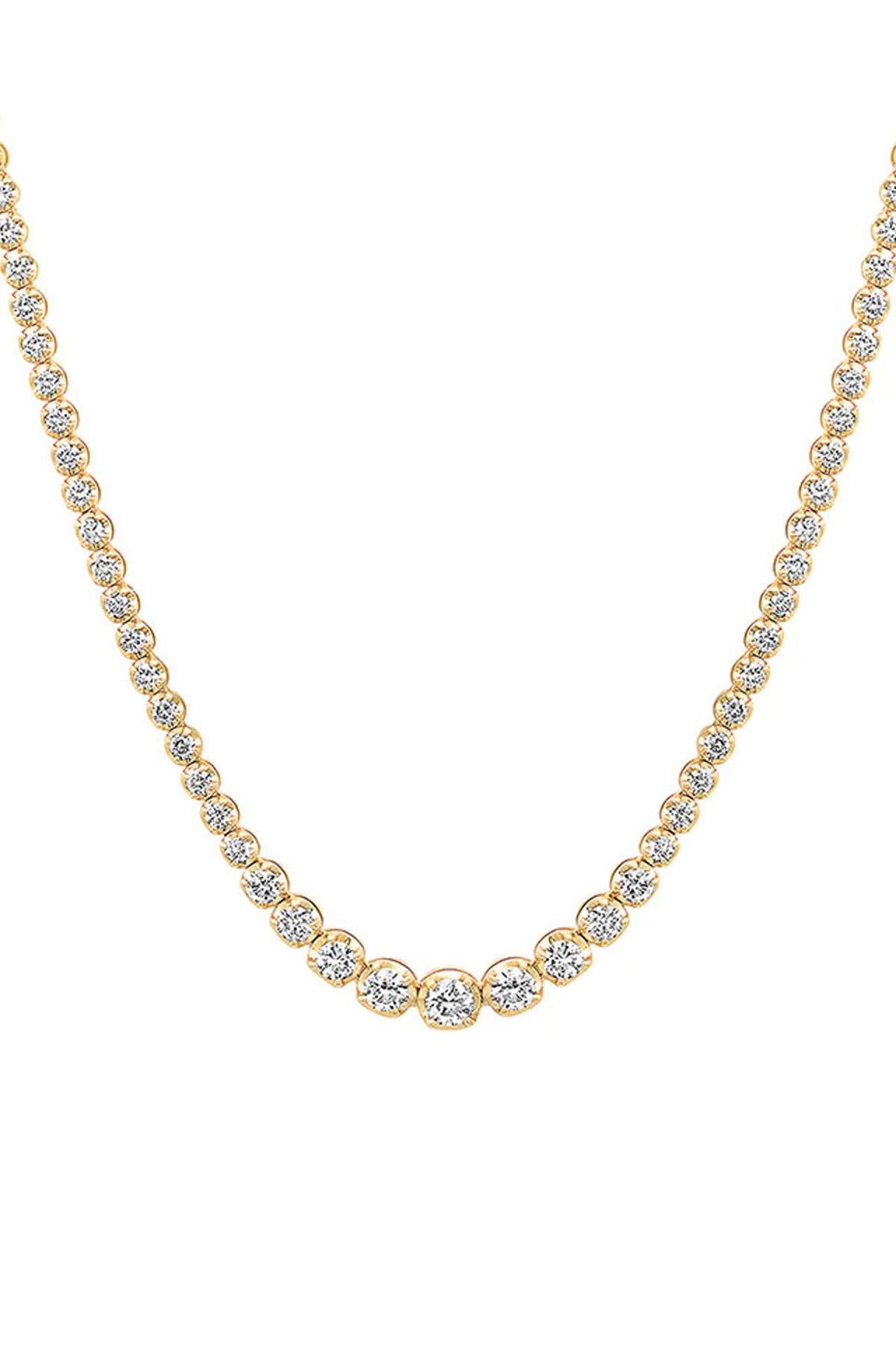 JENNIFER MEYER | GRADUATED DIAMOND TENNIS NECKLACE