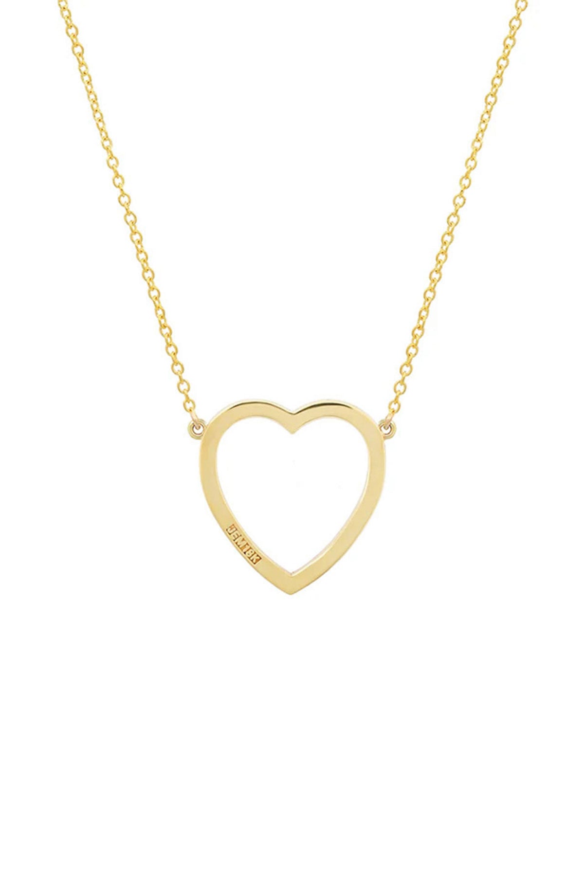 JENNIFER MEYER | TURQUOISE OPEN HEART NECKLACE