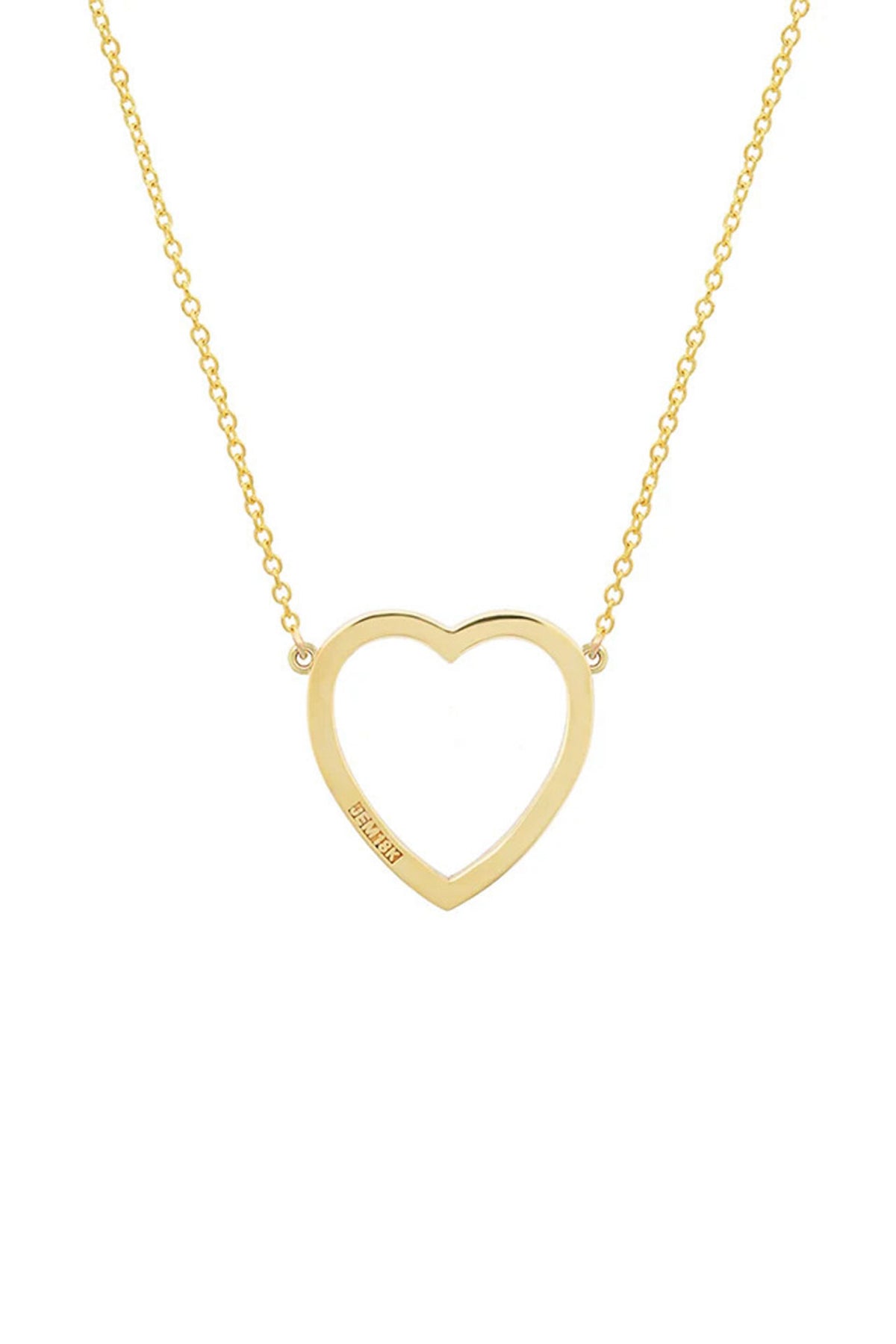 JENNIFER MEYER | LARGE DIAMOND OPEN HEART NECKLACE