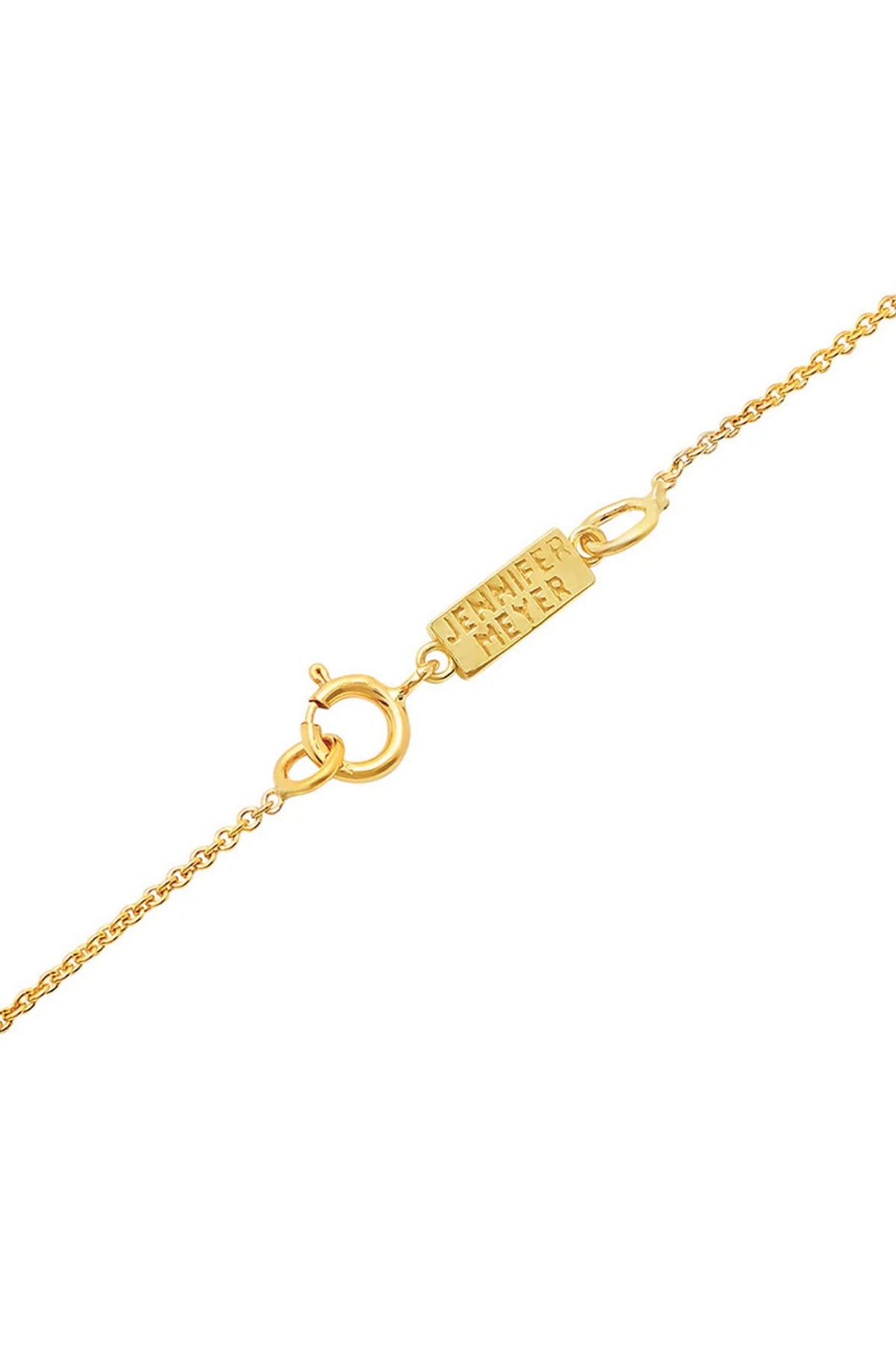 JENNIFER MEYER | MINI TURQUOISE INLAY EVIL EYE NECKLACE