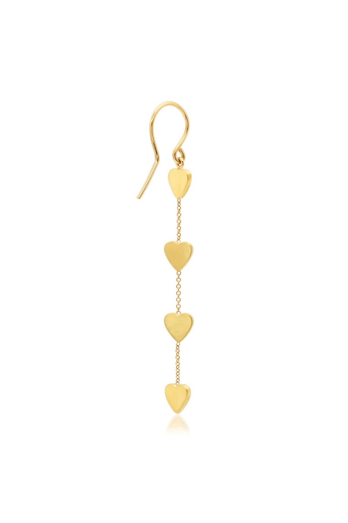 JENNIFER MEYER | 4 HEART BY-THE-INCH EARRINGS