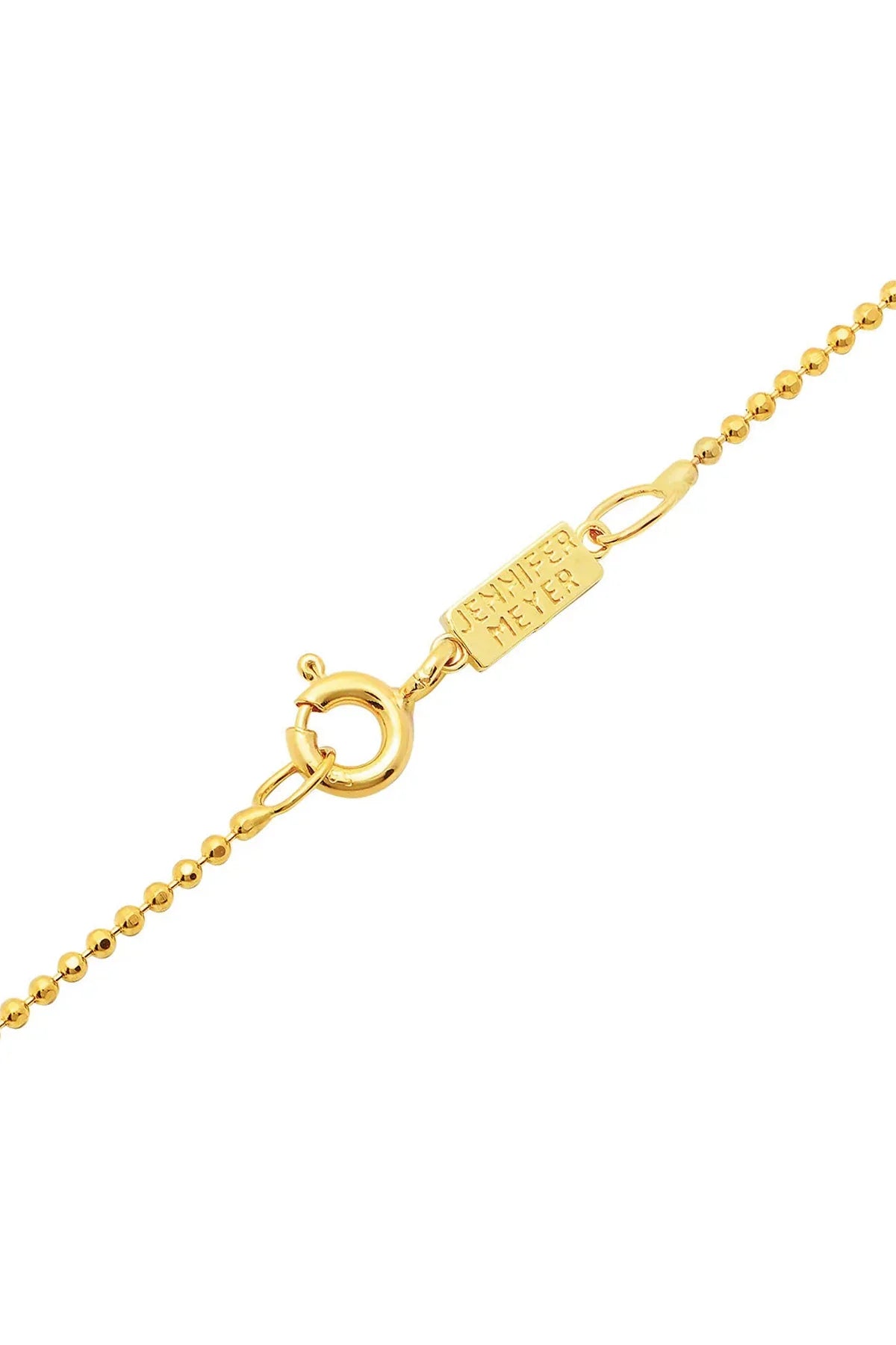 JENNIFER MEYER | LARGE DIAMOND LEAF NECKLACE