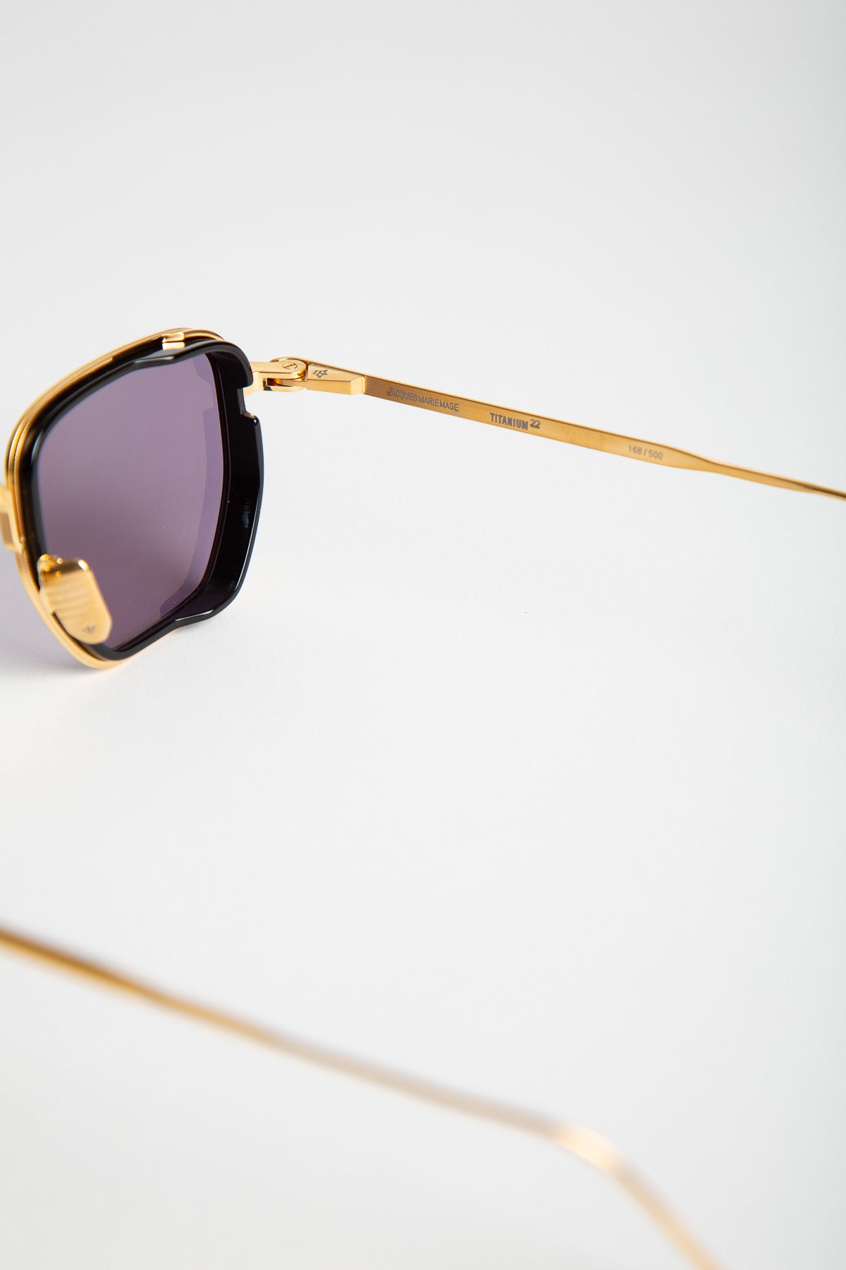 JACQUES MARIE MAGE | Atkins Sunglasses in Gold
