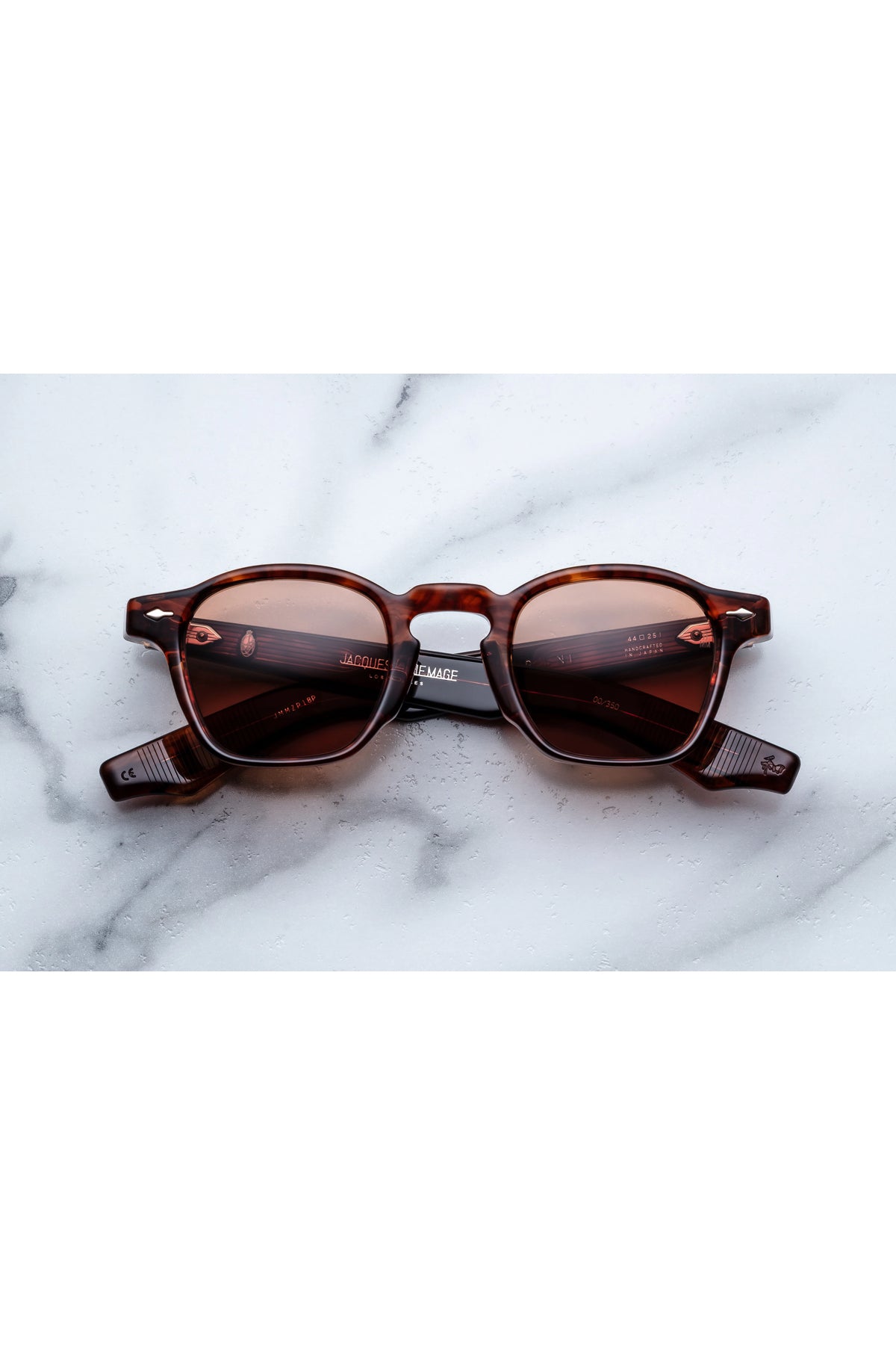 Jacques Marie Mage | Zephirin Sunglasses in Bourbon