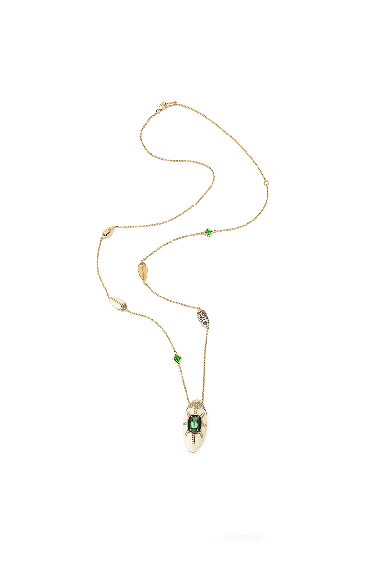 BIBI VAN DER VELDEN | SCARAB MAMMOTH NECKLACE