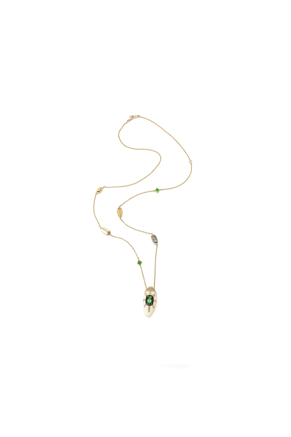BIBI VAN DER VELDEN | SCARAB MAMMOTH NECKLACE