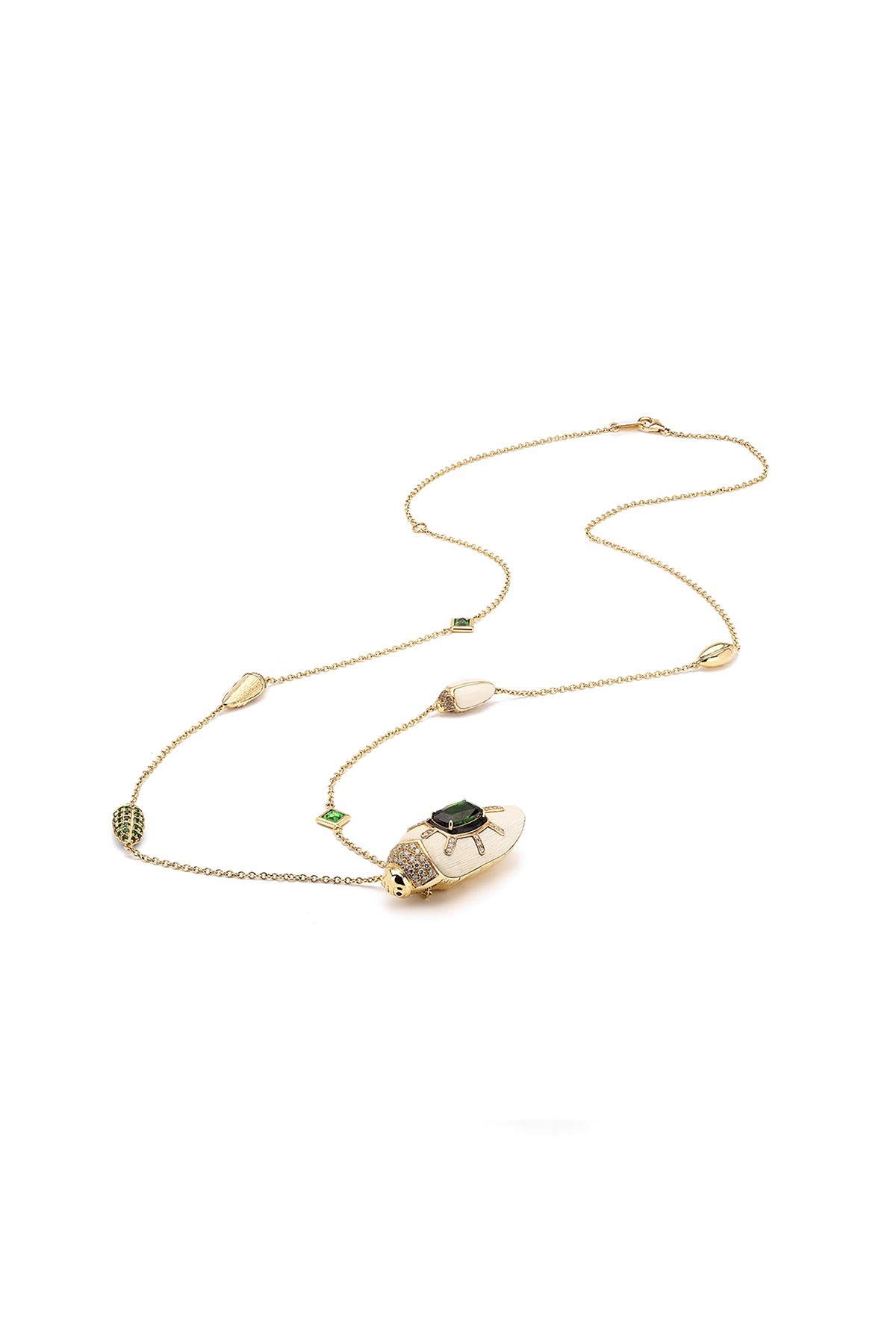 BIBI VAN DER VELDEN | SCARAB MAMMOTH NECKLACE