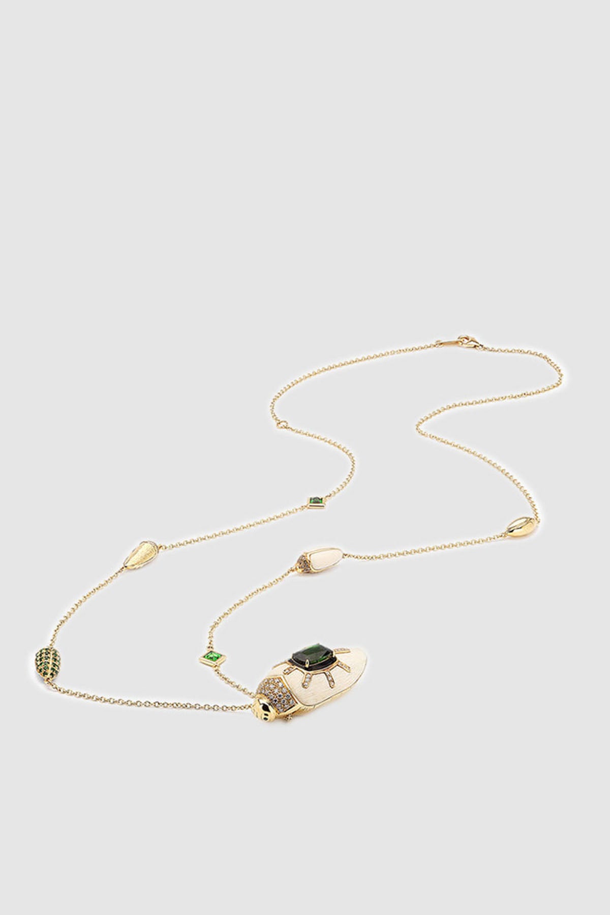 BIBI VAN DER VELDEN | SCARAB MAMMOTH NECKLACE