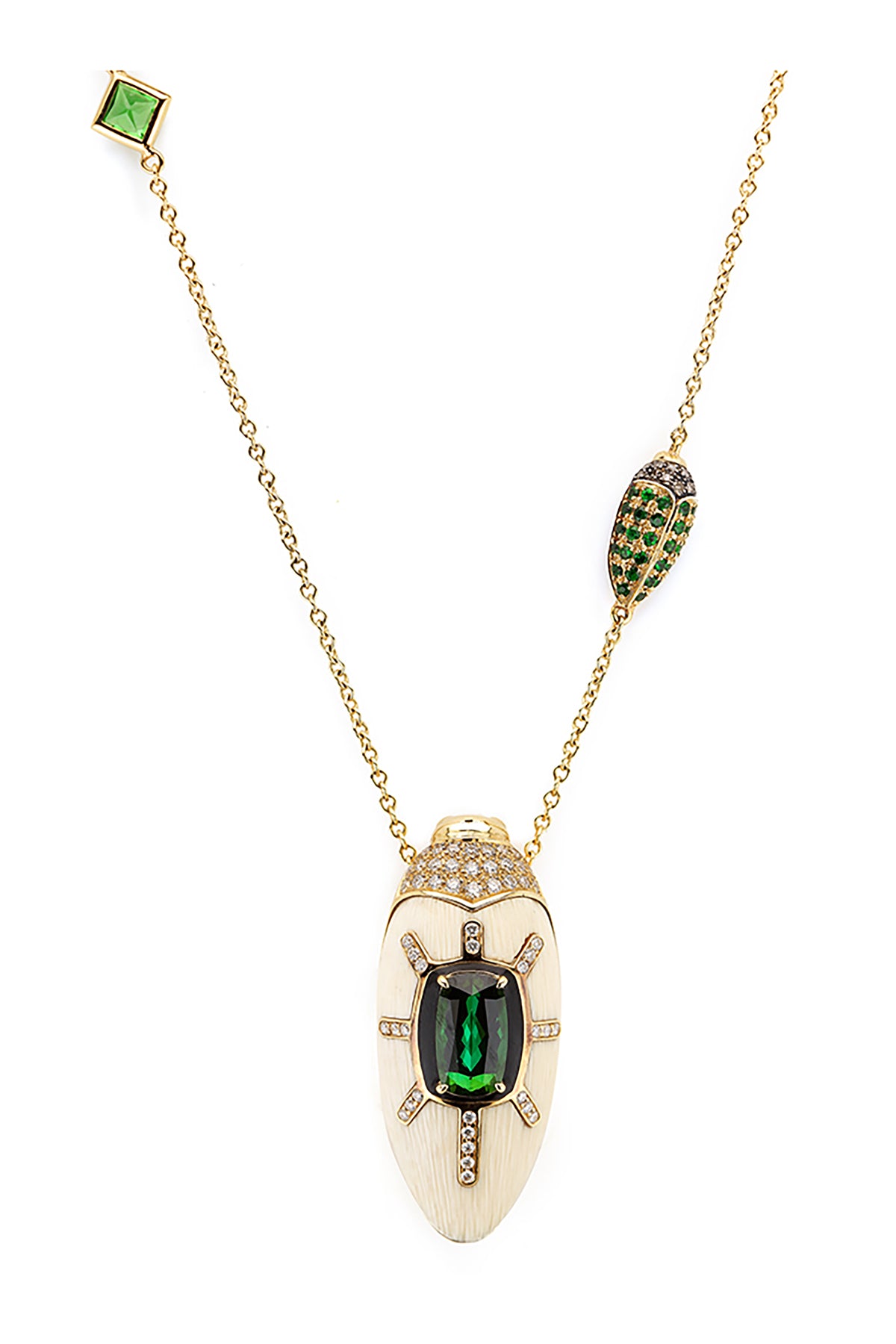 BIBI VAN DER VELDEN | SCARAB MAMMOTH NECKLACE