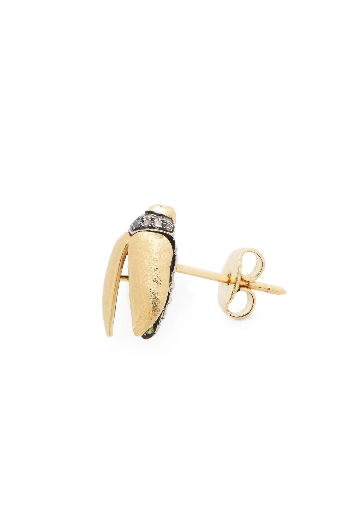 BIBI VAN DER VELDEN | MINI SCARAB FLY WING STUD - MAXFIELD LA