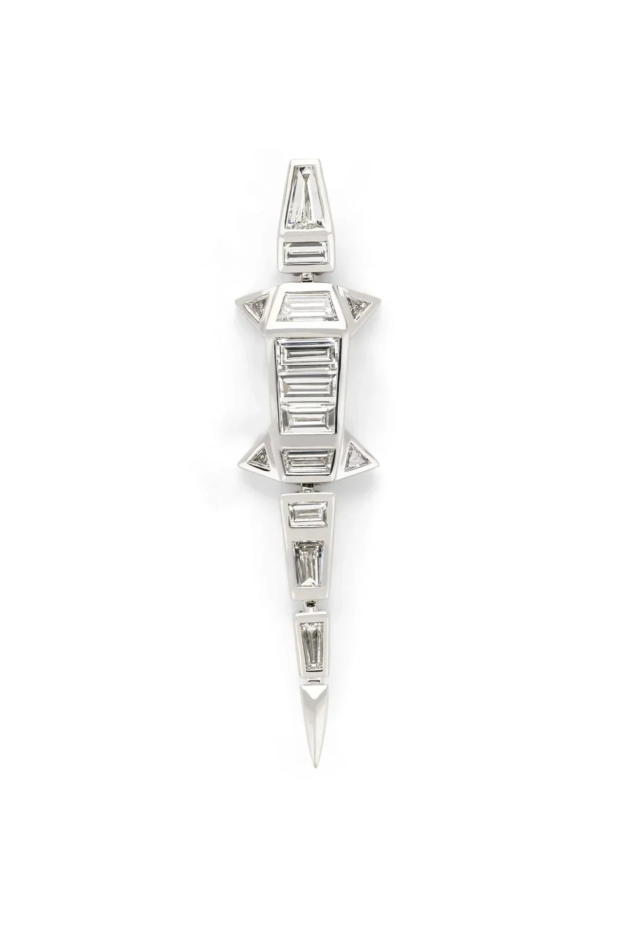 BIBI VAN DER VELDEN | DIAMOND ALLIGATOR EARRING
