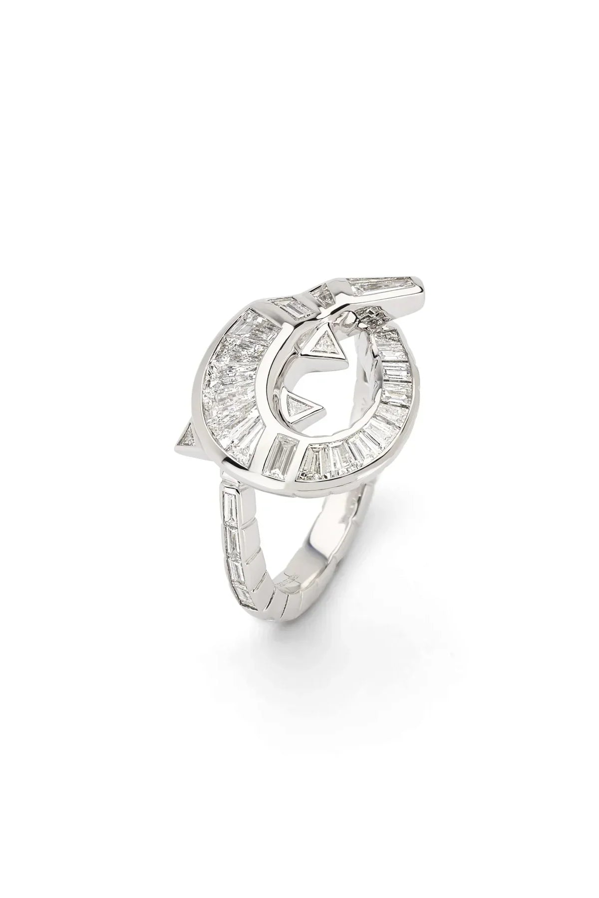 BIBI VAN DER VELDEN | DIAMOND ALLIGATOR TWIST RING