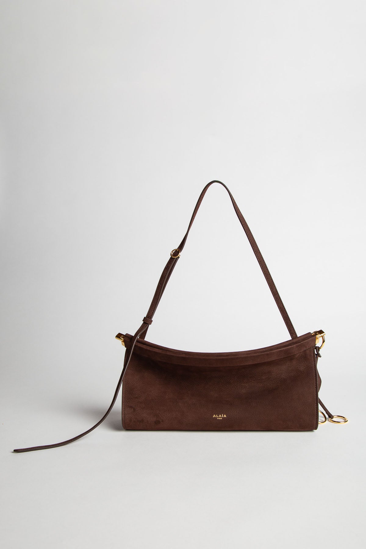 ALAIA | LE CLICK EAST WEST MEDIUM BAG IN NUBUCK