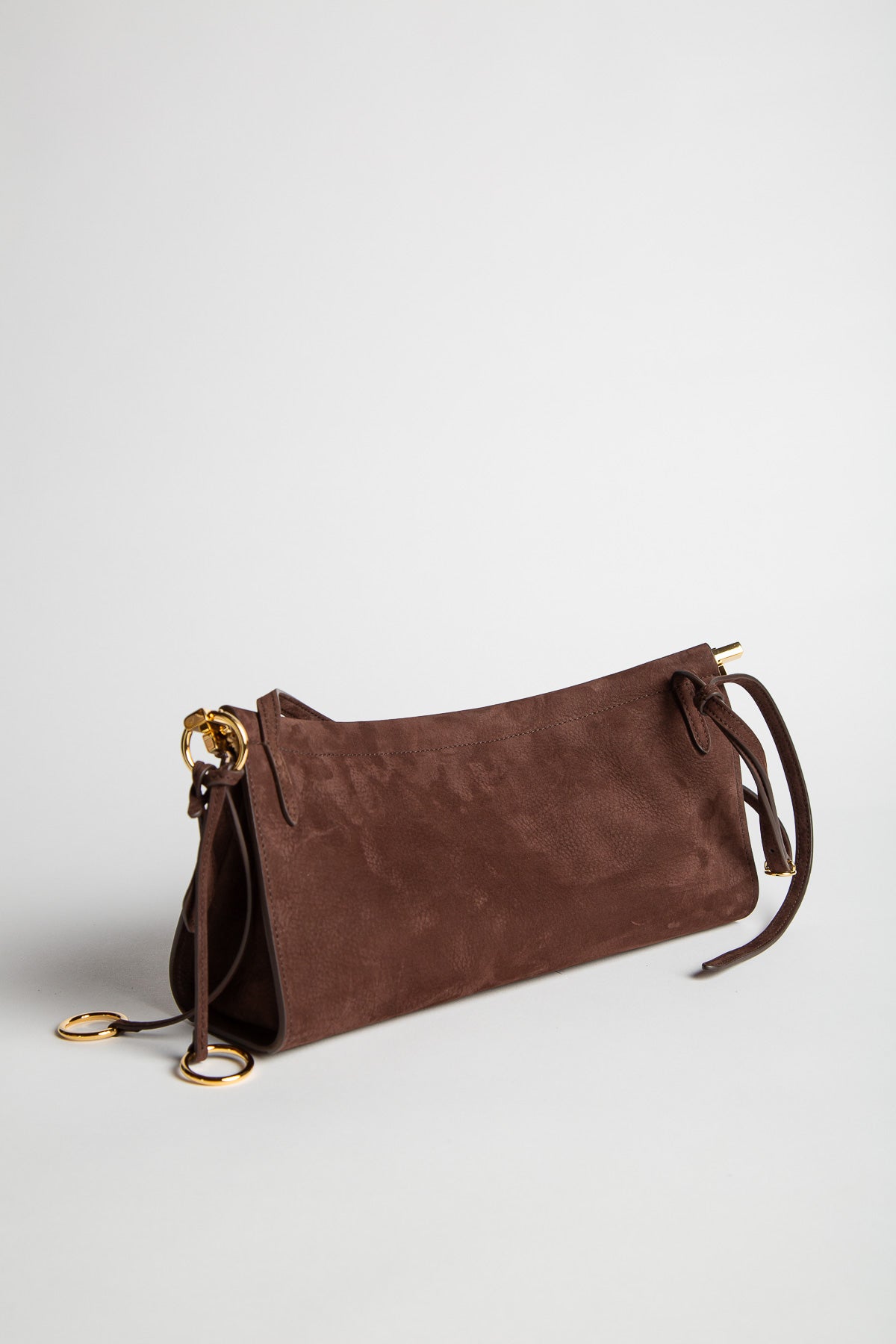 ALAIA | LE CLICK EAST WEST MEDIUM BAG IN NUBUCK