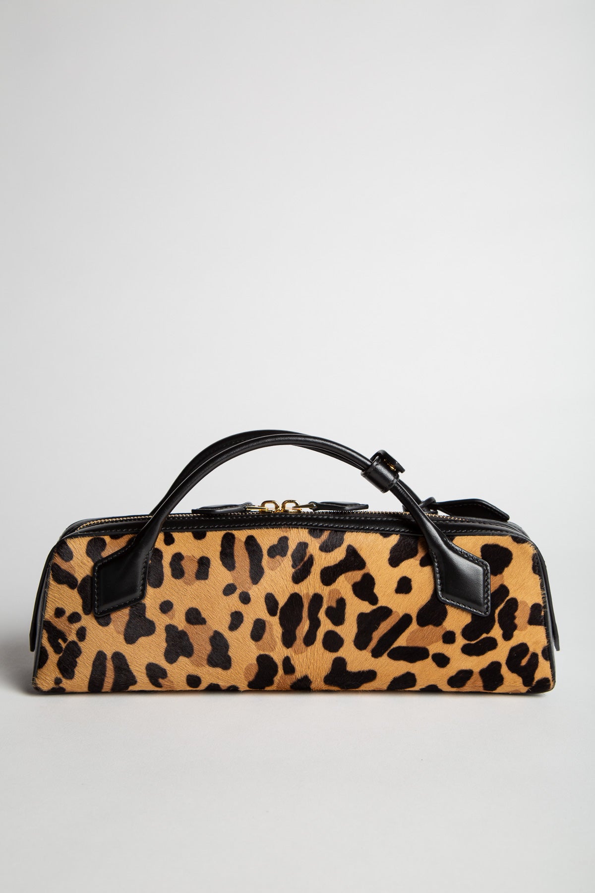 ALAIA | LE TECKEL CLUTCH IN LEOPARD HAIRCALF