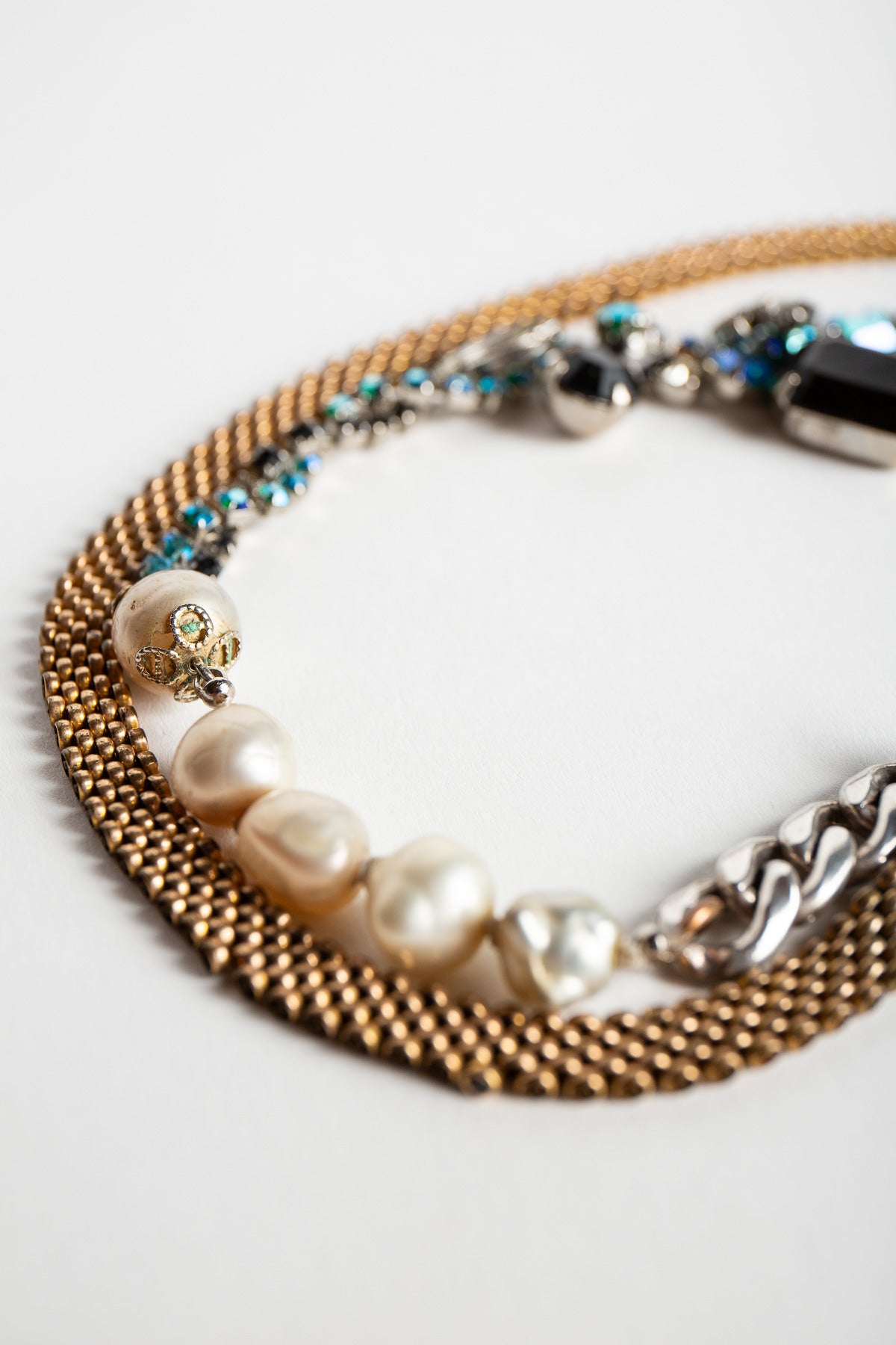 TOM BINNS | CHARMS OFFENSIVE BLUE-STONE NECKLACE