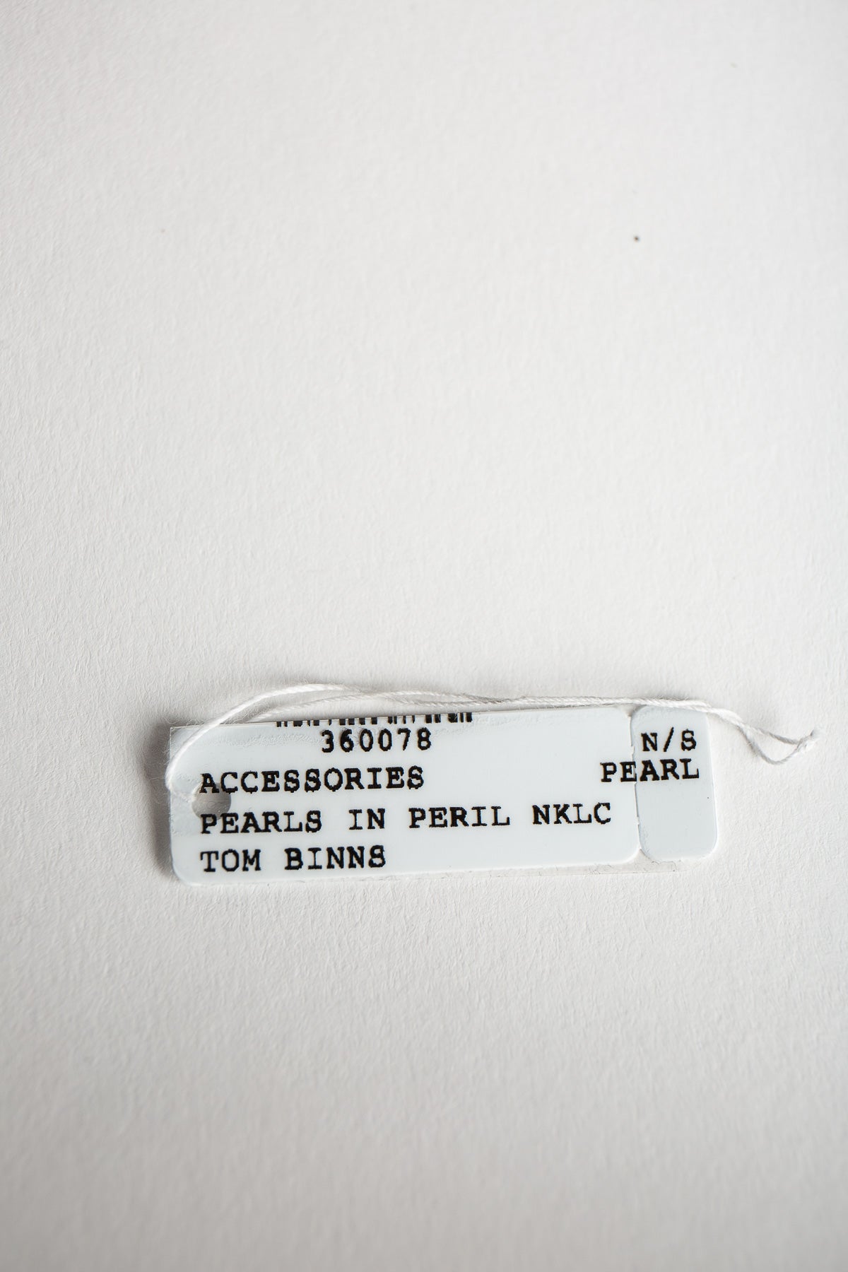 TOM BINNS | PEARLS IN PERIL NECKLACE