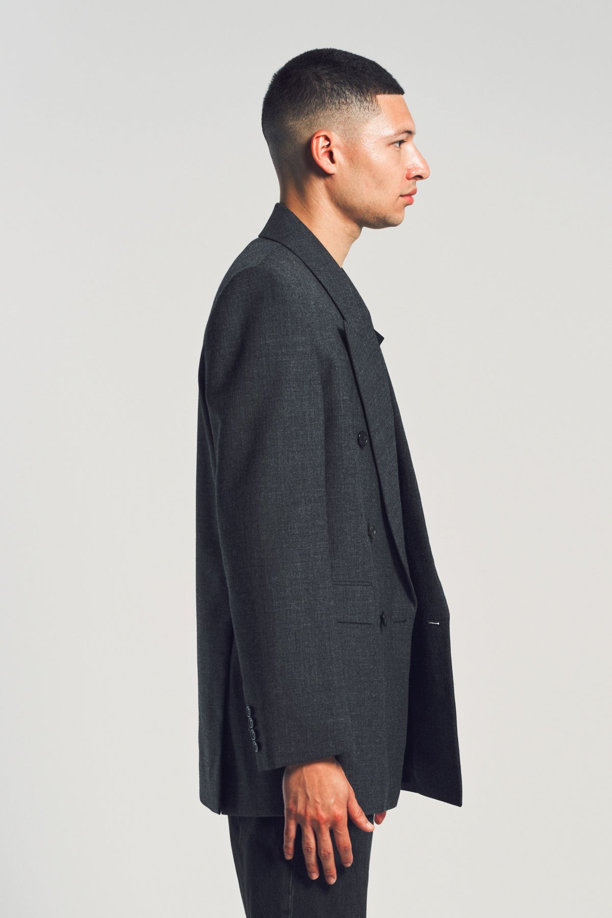 SAINT LAURENT | DOUBLE BREASTED WOOL JACKET