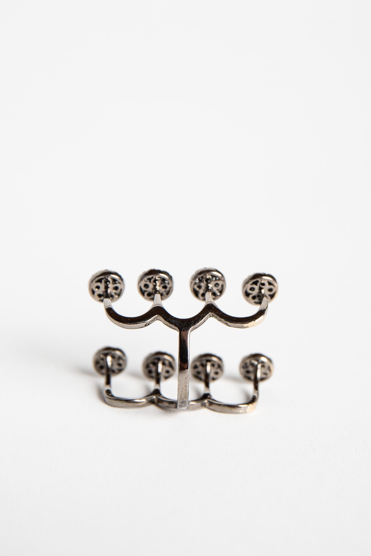 STEFERE | WHITE GOLD & BLACK DIAMOND RING