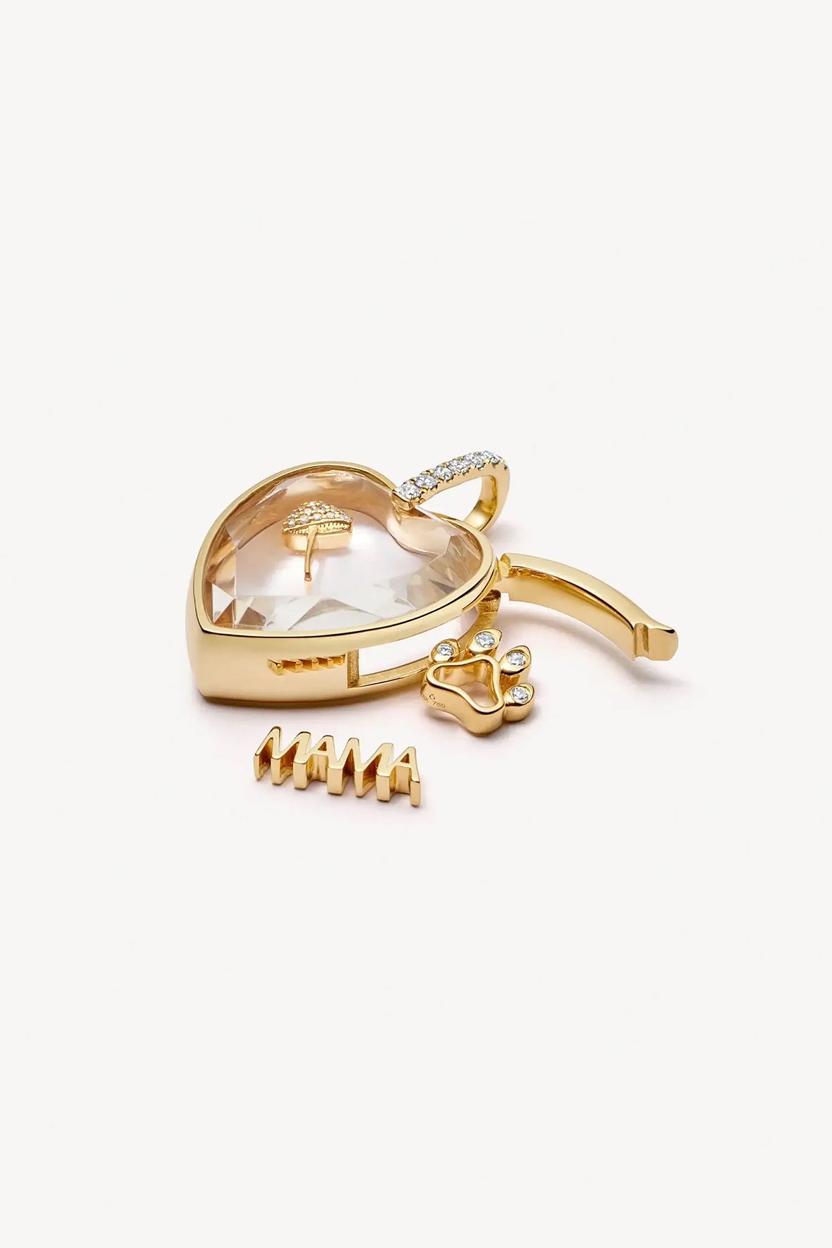 LOQUET LONDON | DOG PAW CHARM - MAXFIELD LA