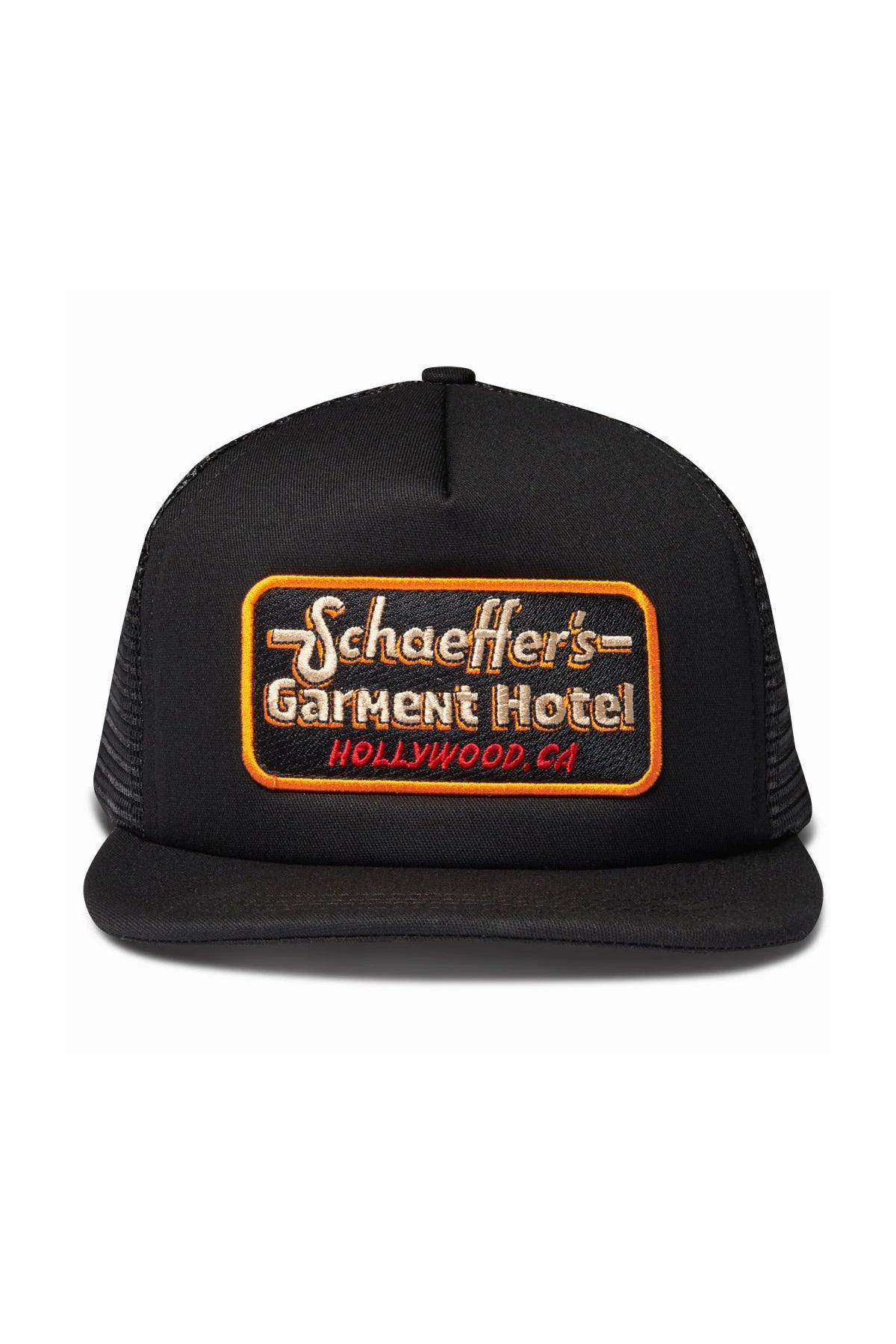 SCHAEFFER'S GARMENT HOTEL | ORANGE LABEL TRUCKER HAT