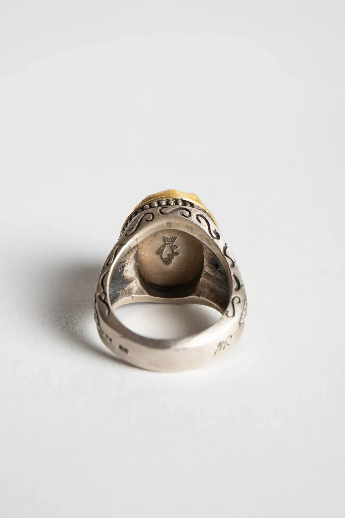 MELINDA RISK | WINGED SKULL CRYSTAL & RUBY RING
