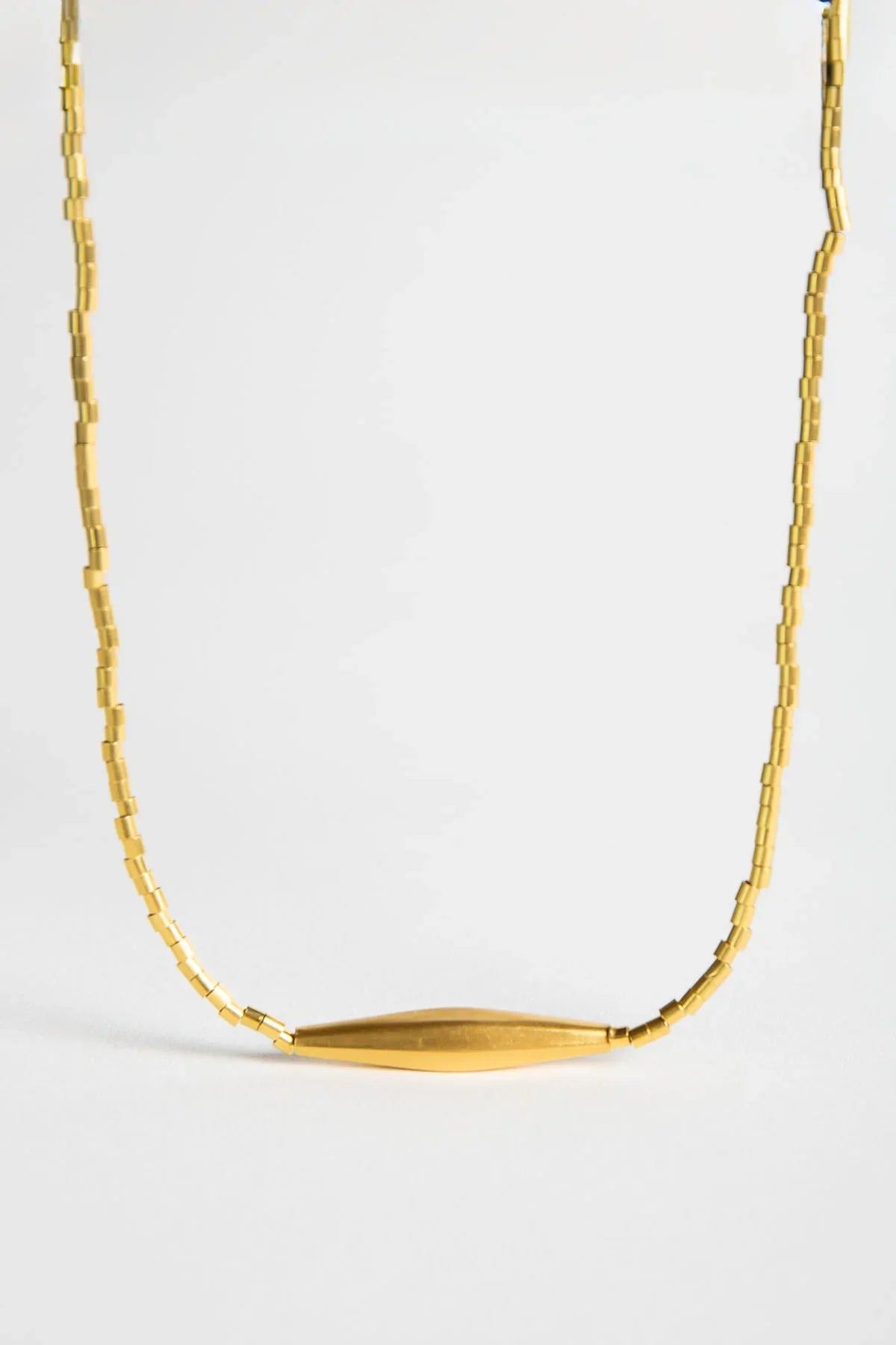 ELI HALILI | YELLOW GOLD RECTANGLE LINK NECKLACE
