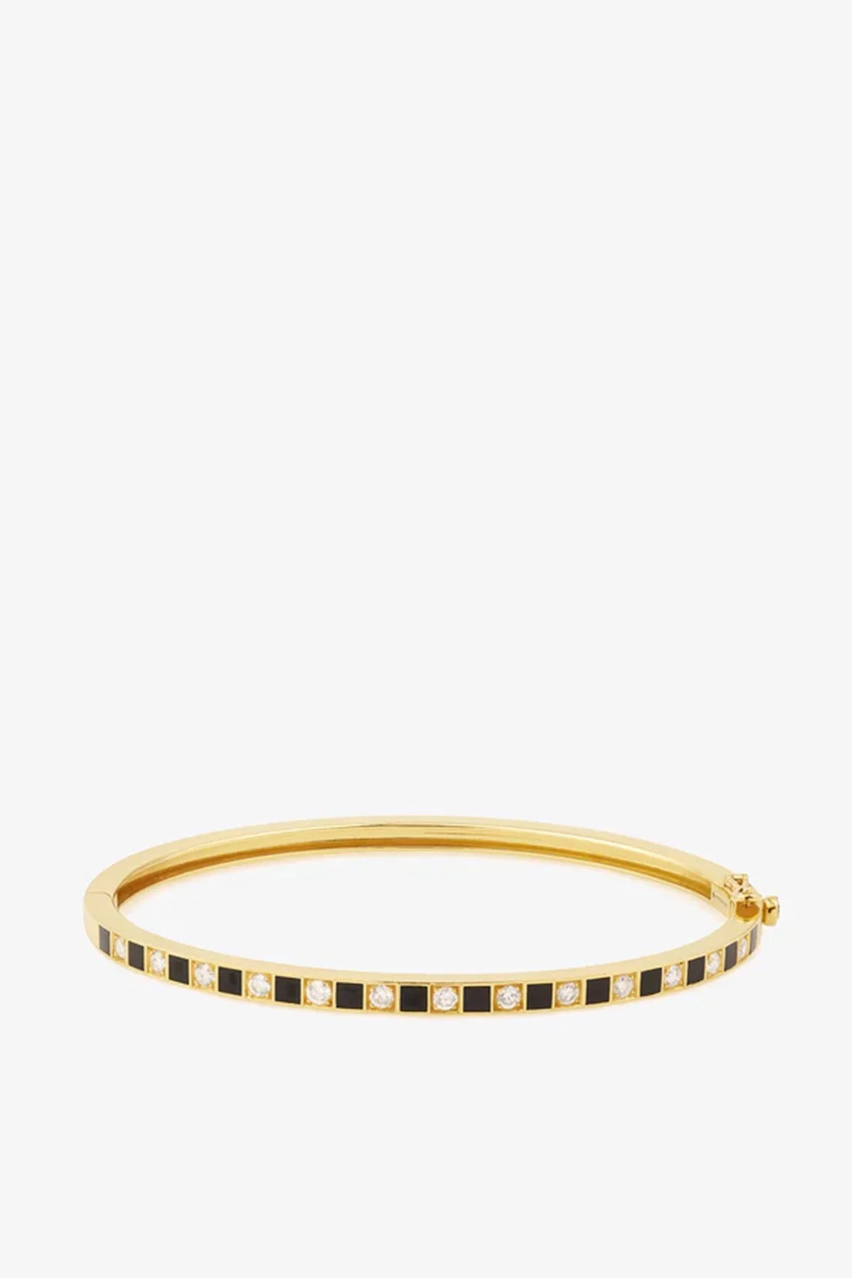 MYSTERYJOY | YELLOW GOLD & DIAMOND ILLUSION BRACELET