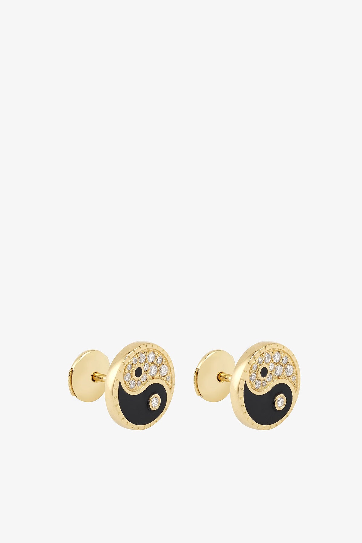 MYSTERYJOY | YIN YANG MONO EARRINGS, SET OF TWO