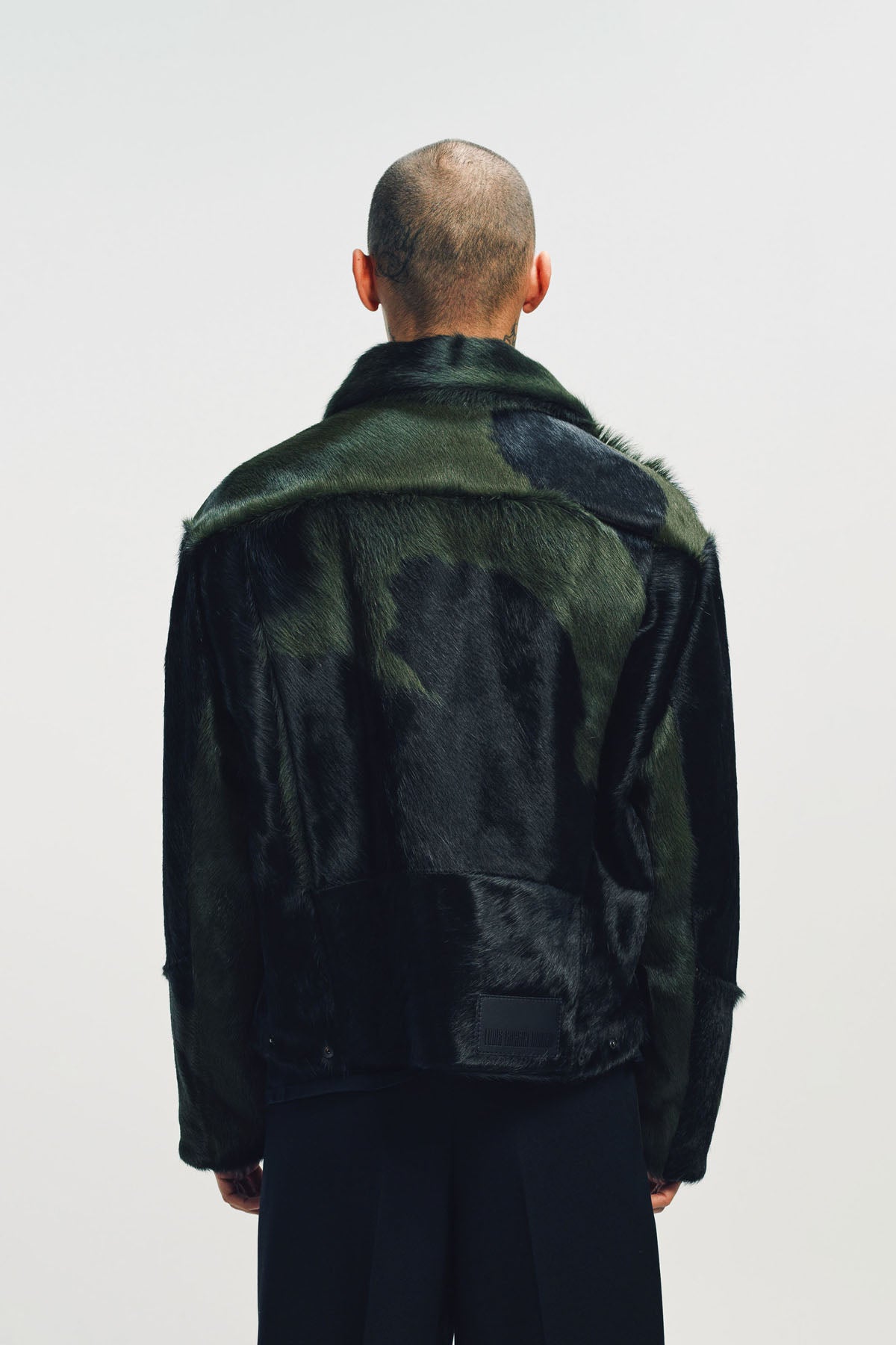 LOUIS GABRIEL NOUCHI | LONG DOUBLE-BREASTED COAT WITH FRINGES