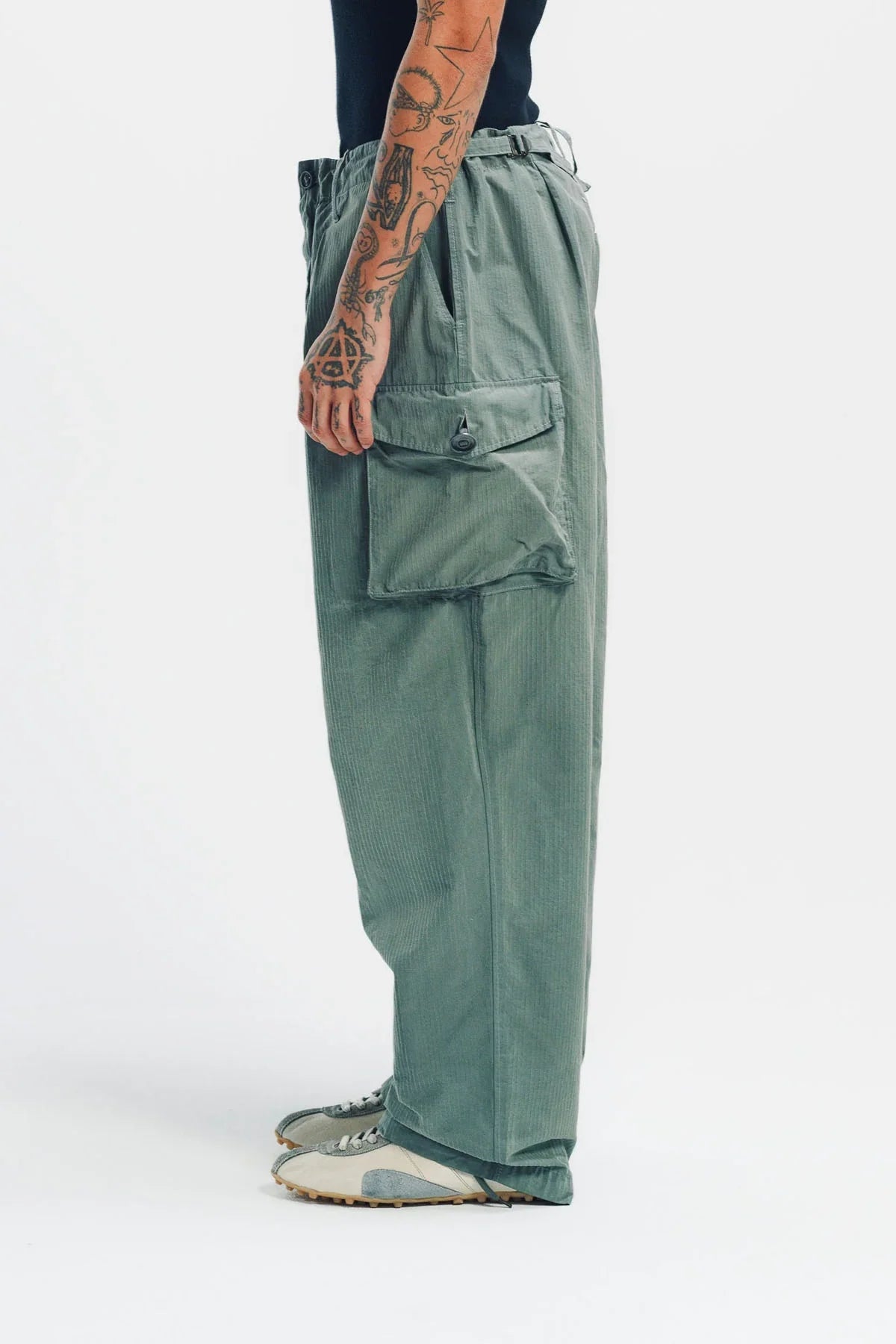 MAISON MARGIELA | COTTON BLEND CARGO PANTS