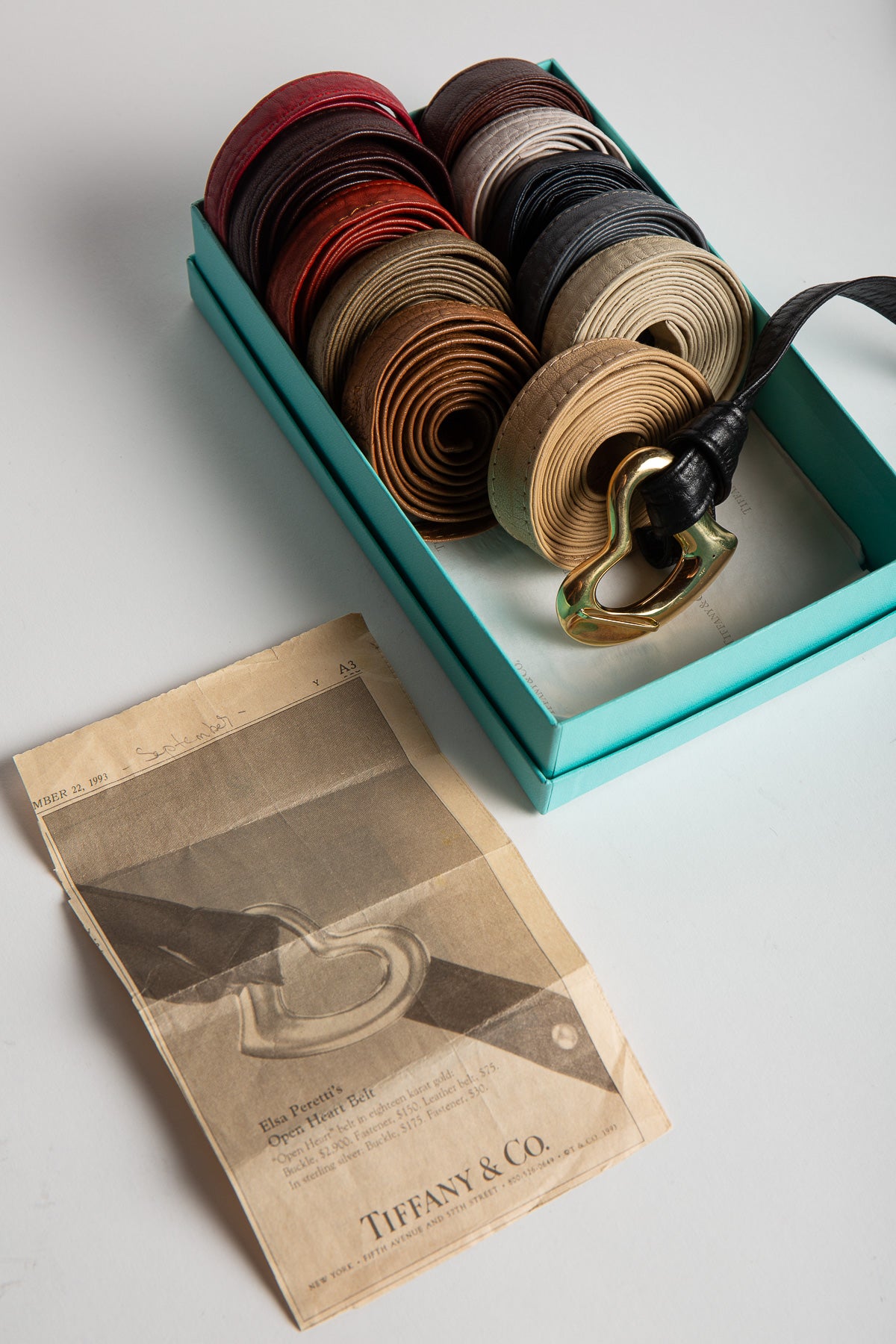 ELSA PERETTI FOR TIFFANY & CO. | OPEN HEART BELT SET BY ELSA PERETTI FOR TIFFANY & CO.