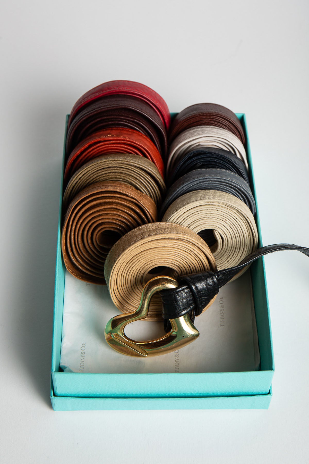 ELSA PERETTI FOR TIFFANY & CO. | OPEN HEART BELT SET BY ELSA PERETTI FOR TIFFANY & CO.