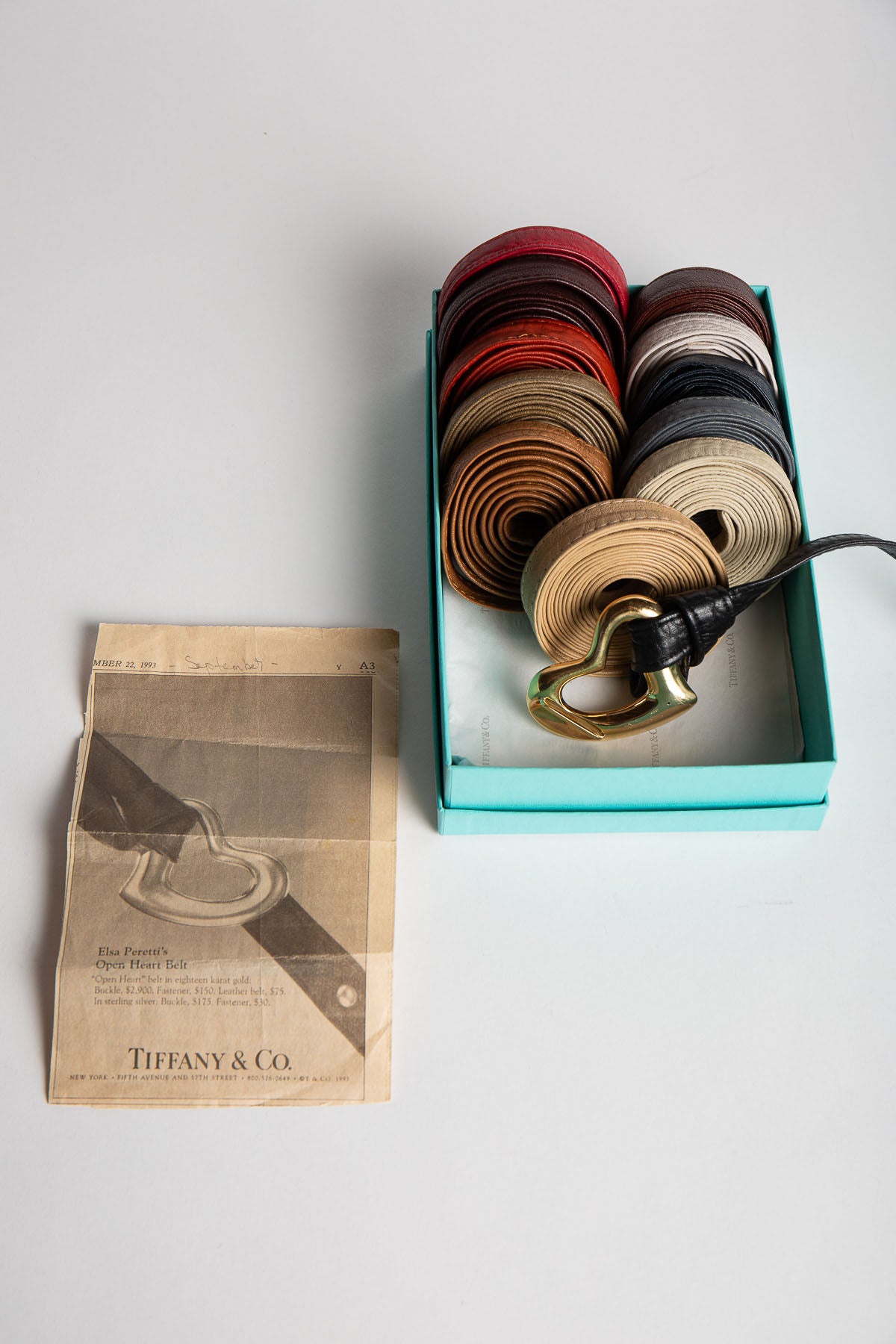 ELSA PERETTI FOR TIFFANY & CO. | OPEN HEART BELT SET BY ELSA PERETTI FOR TIFFANY & CO.