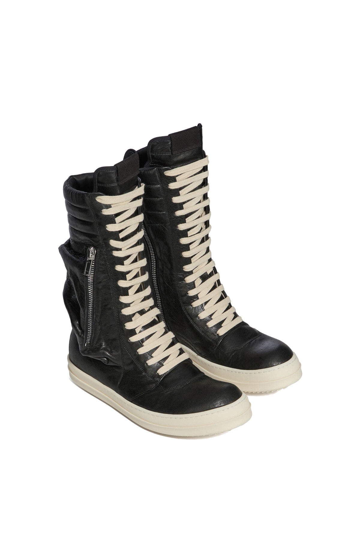 RICK OWENS | CARGO GEOBASKET SNEAKERS