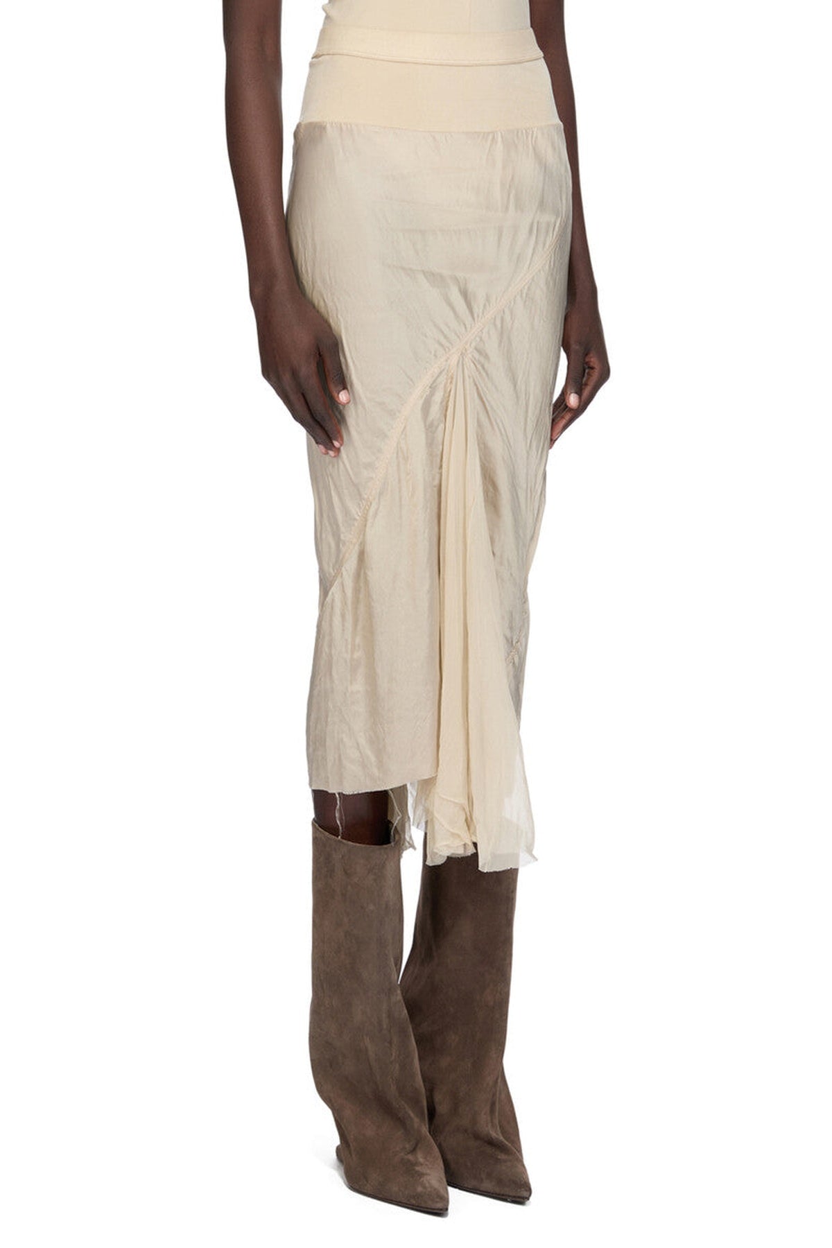 RICK OWENS | A LINE BIAS SKIRT