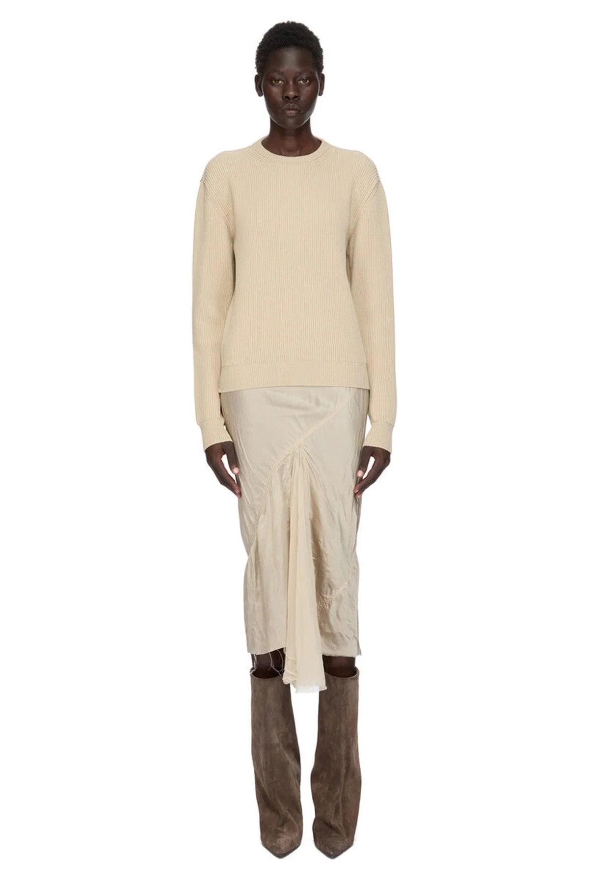 RICK OWENS | A LINE BIAS SKIRT