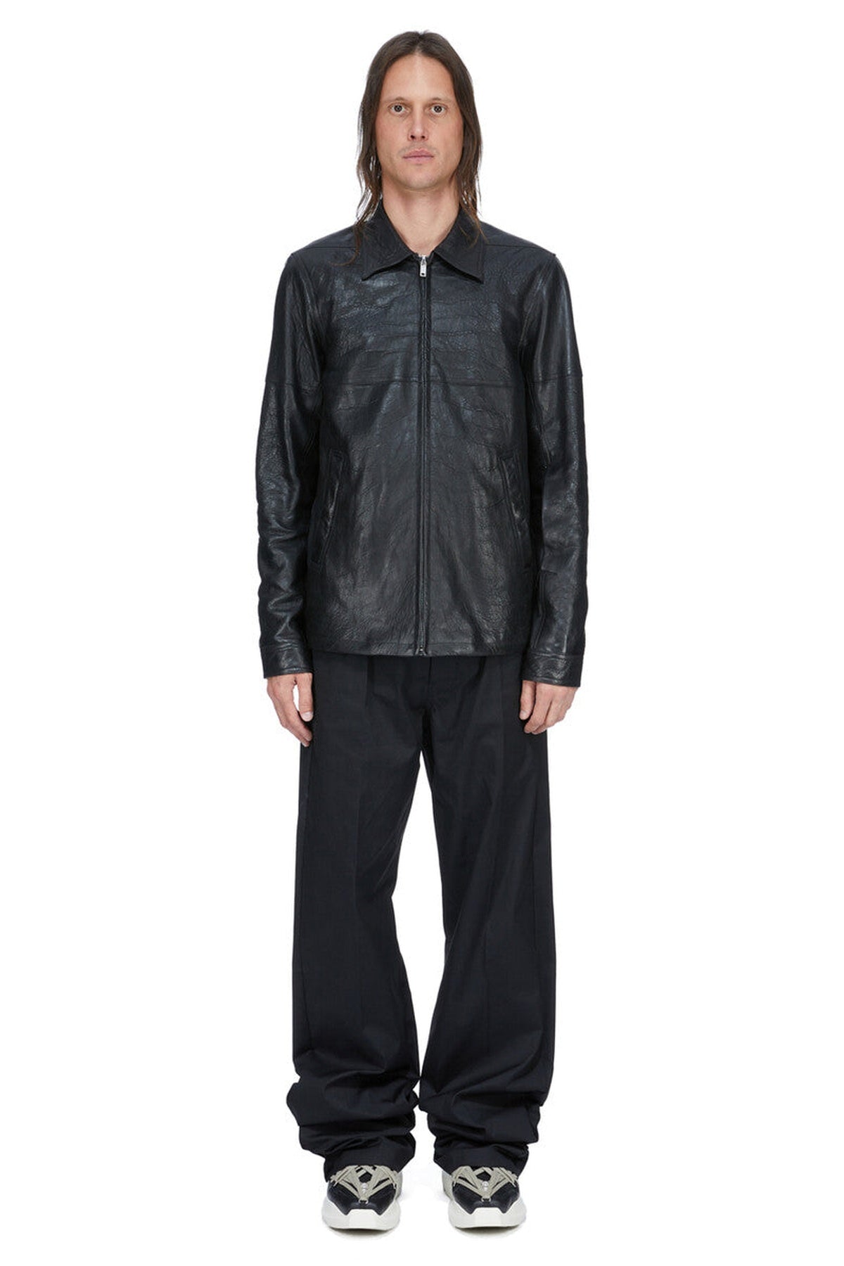 RICK OWENS | LEATHER TOUR ALICE SHIRT