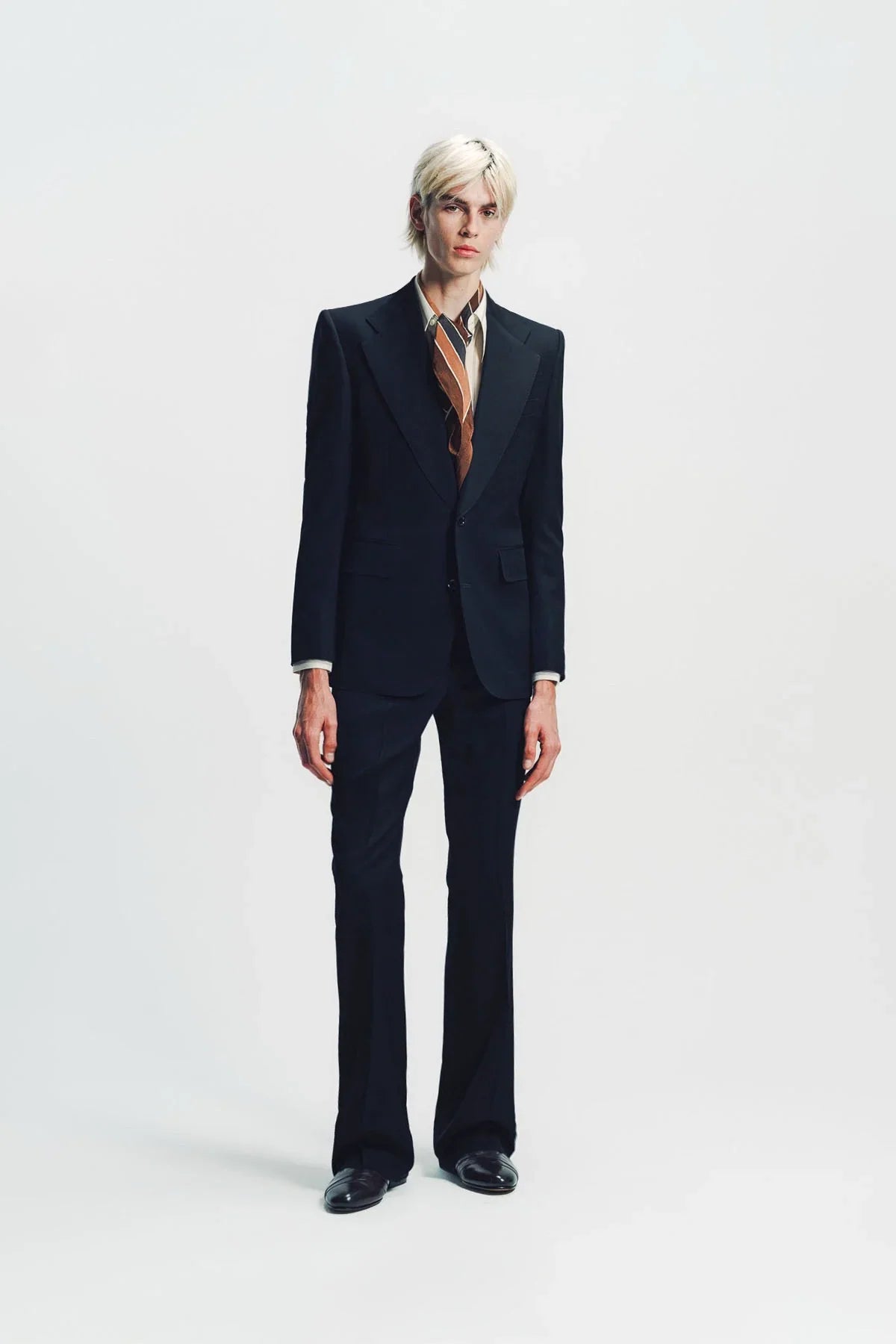 KYOSUKE KUNIMOTO | NOIR FLAT FRONT PANTS