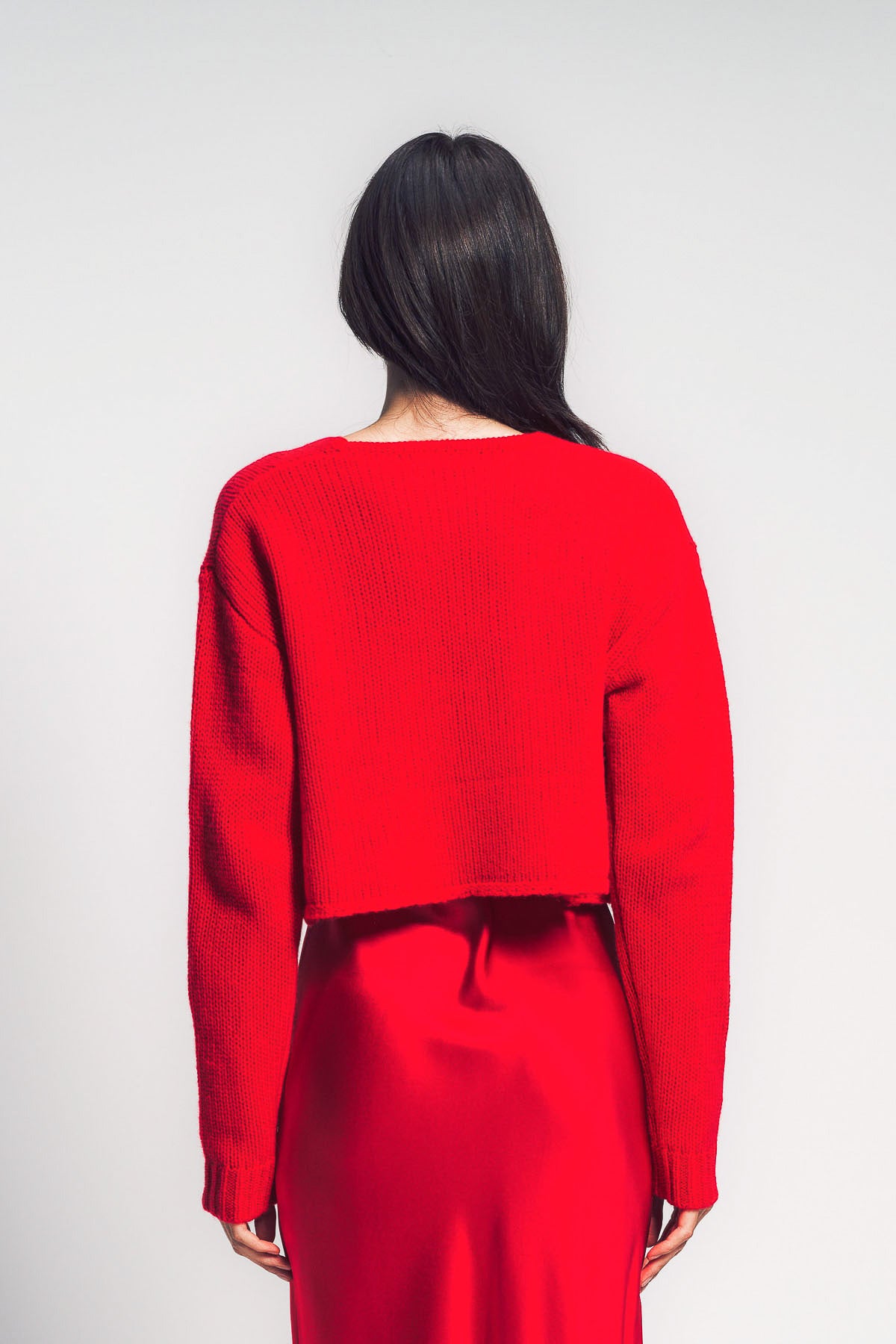 SABLYN | BIANCO CROPPED V-NECK CASHMERE CARDIGAN