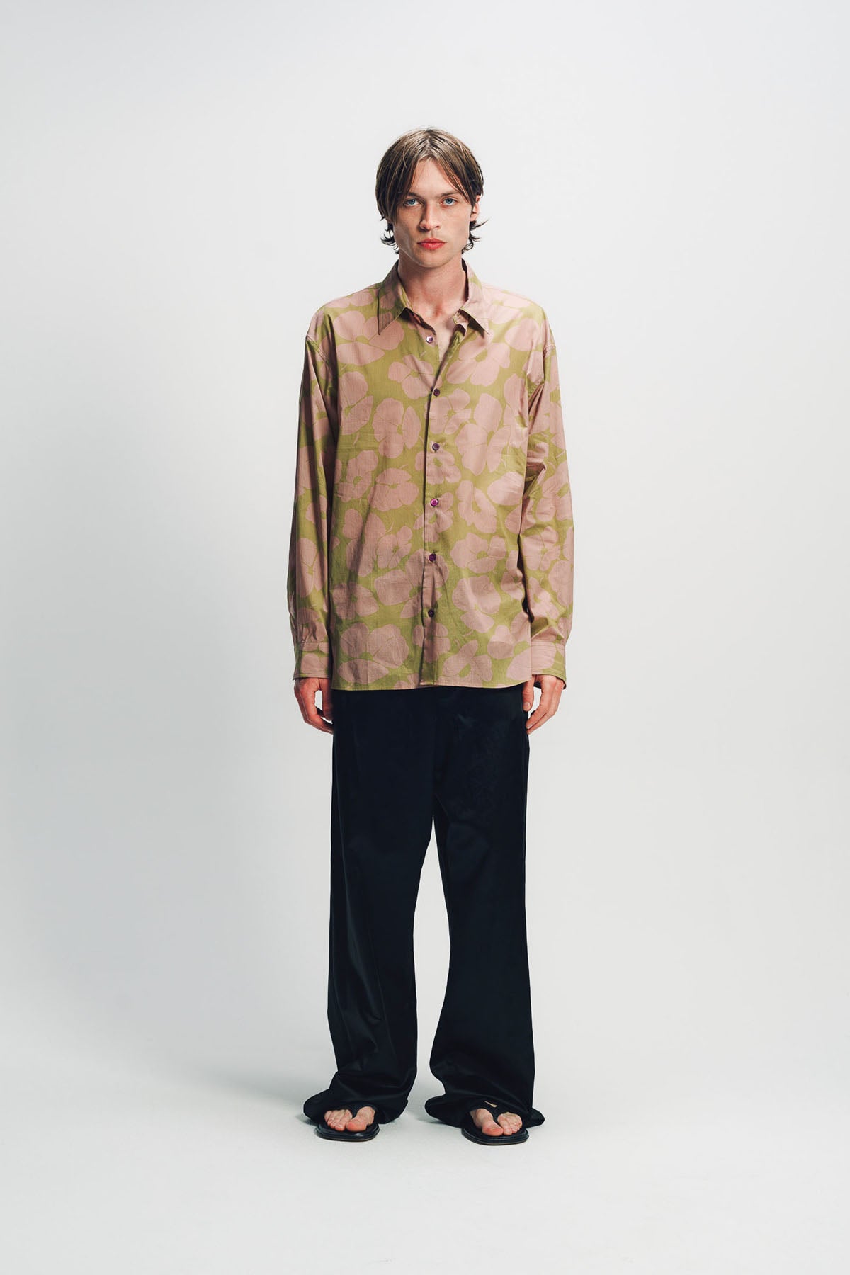 DRIES VAN NOTEN | PRINTED LONG SLEEVE SHIRT