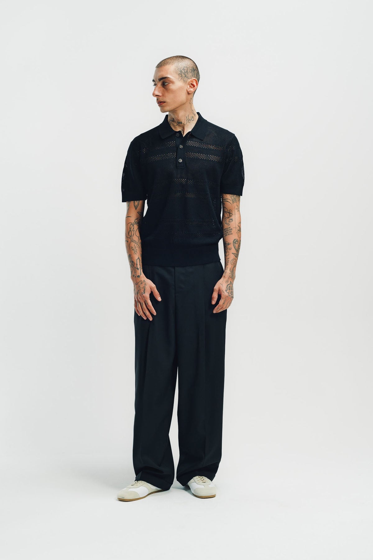 DRIES VAN NOTEN | MESH POLO SHIRT