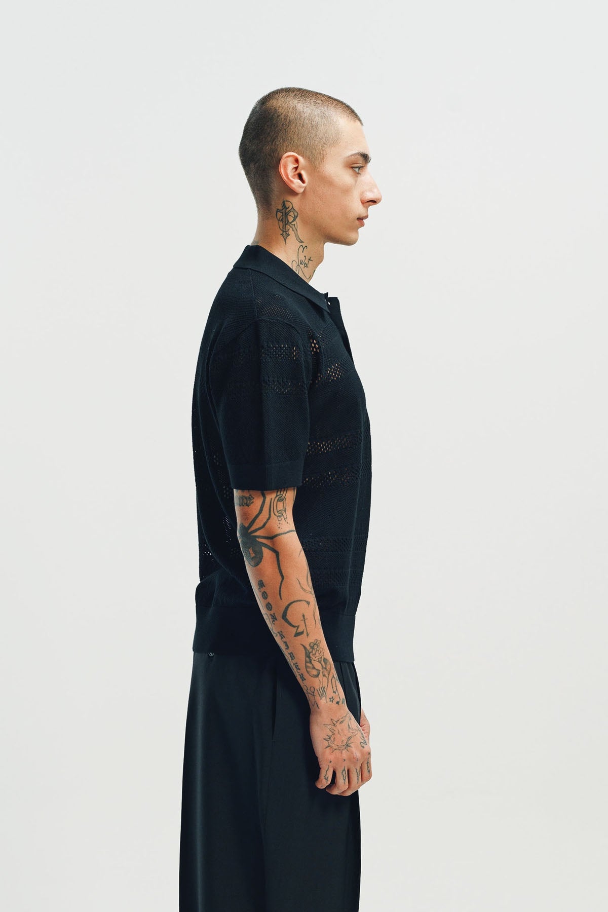 DRIES VAN NOTEN | MESH POLO SHIRT