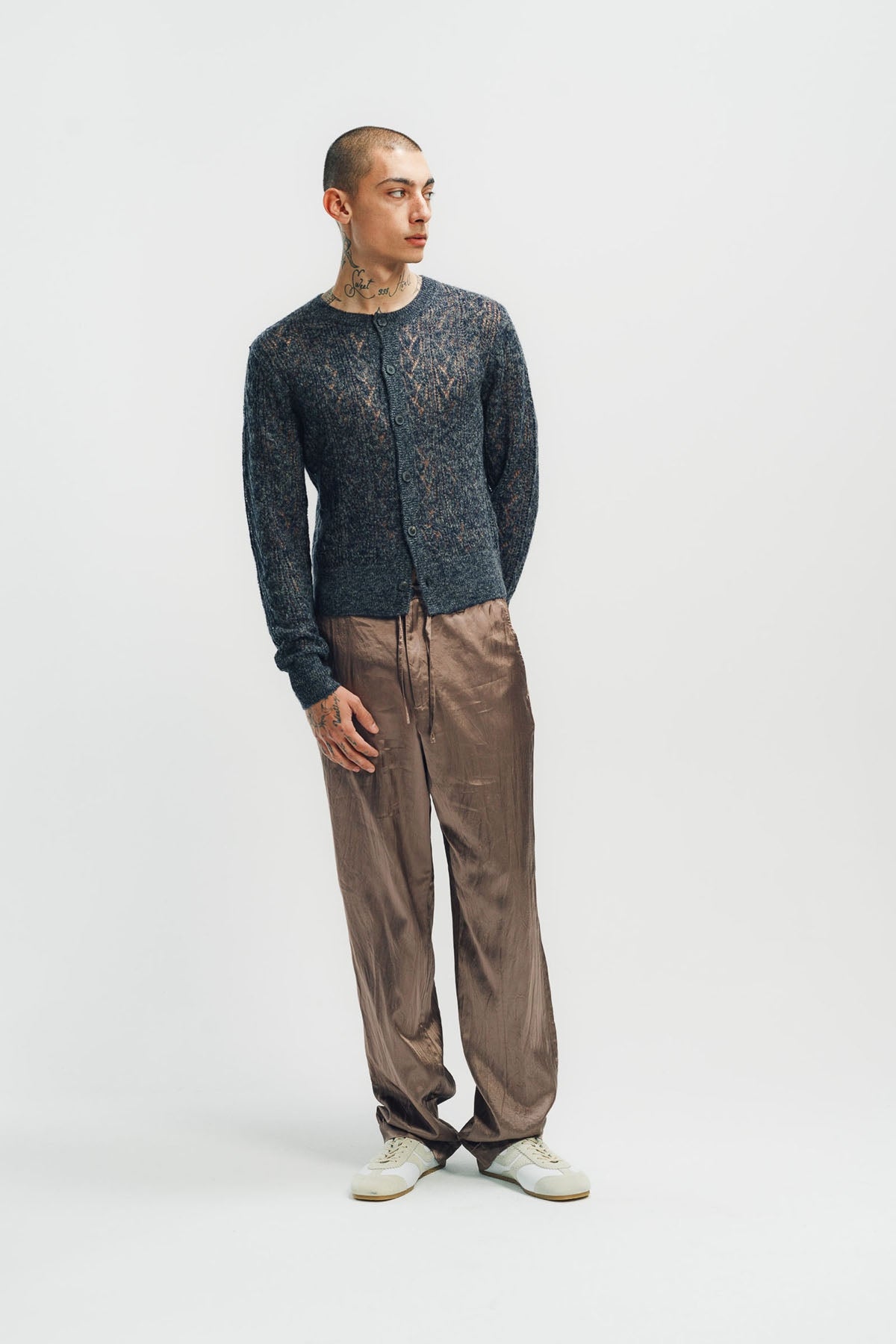 DRIES VAN NOTEN | OPEN KNIT CARDIGAN
