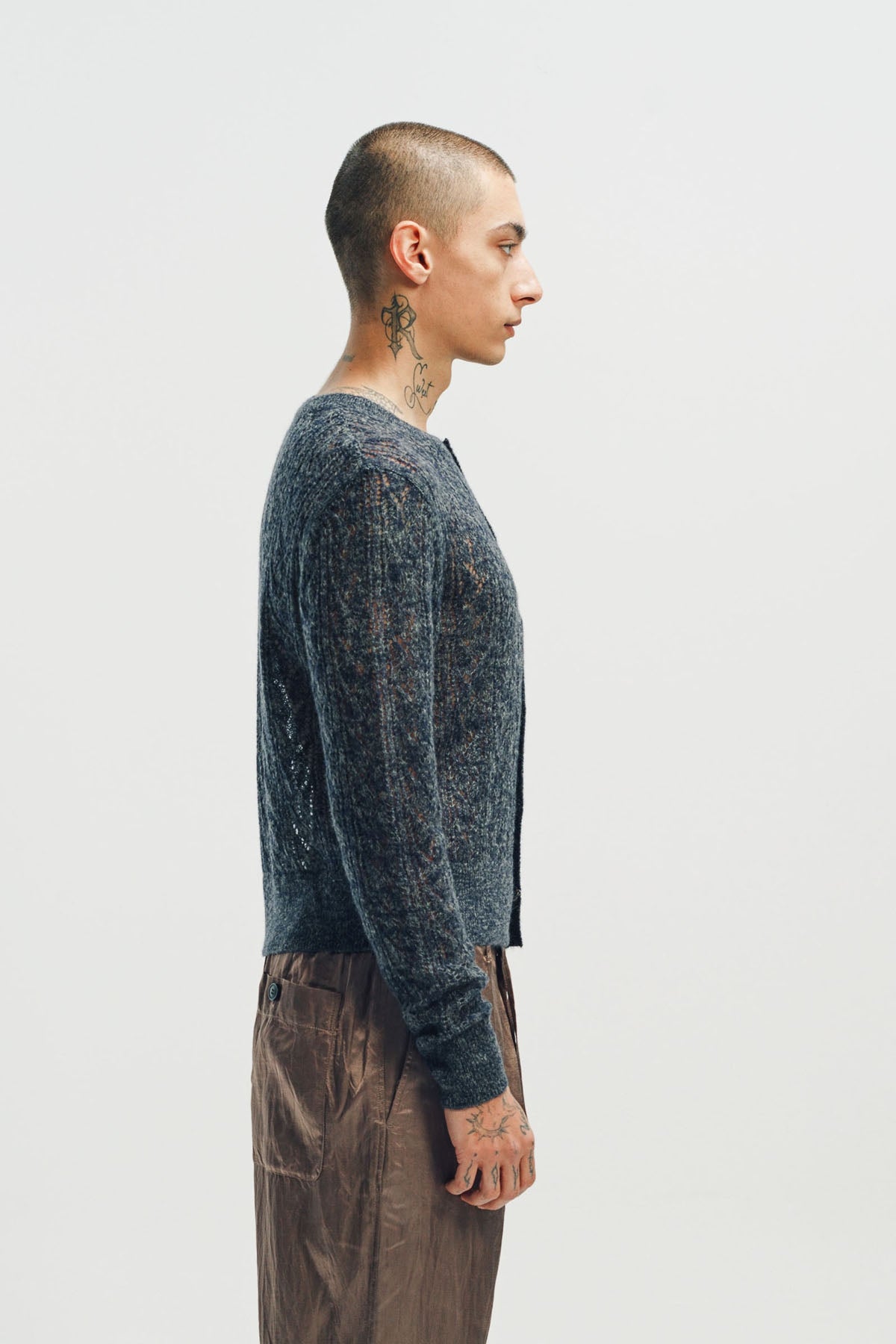 DRIES VAN NOTEN | OPEN KNIT CARDIGAN