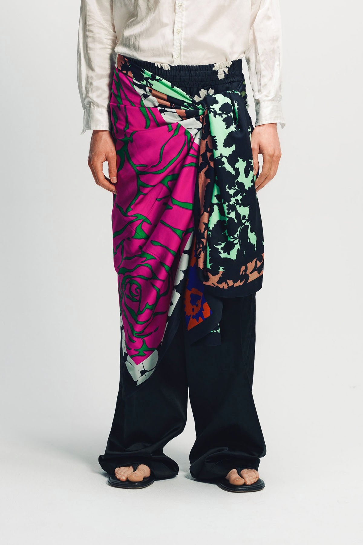 DRIES VAN NOTEN | FLORAL SCARF