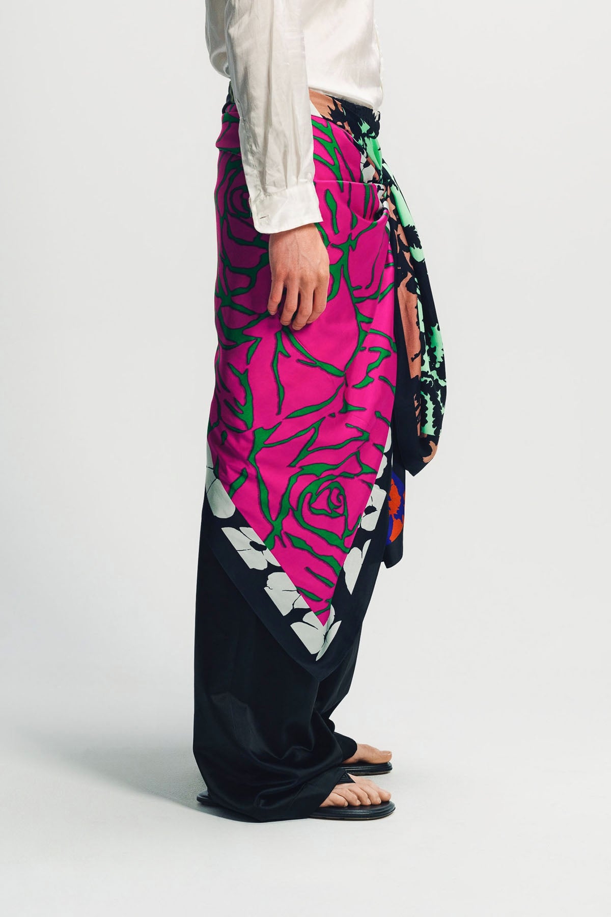 DRIES VAN NOTEN | FLORAL SCARF