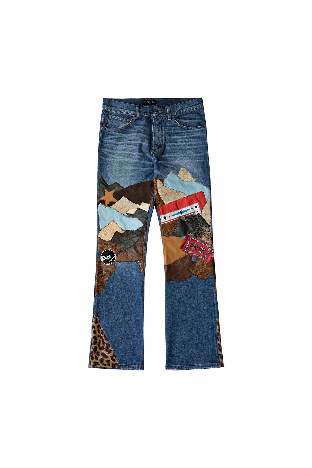 HOLLYWOOD FOREVER RECORDS | LENNON PATCHWORK DENIM JEANS