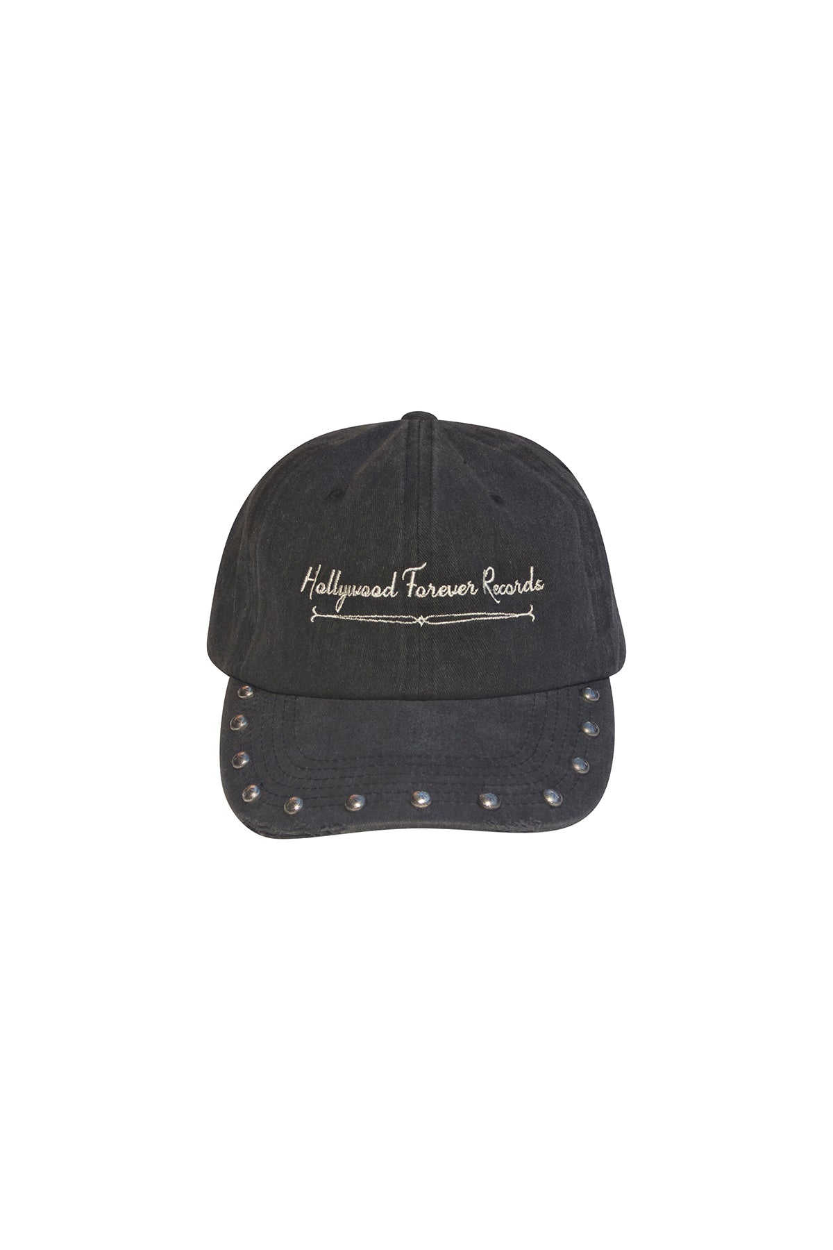 HOLLYWOOD FOREVER RECORDS | STONED & STUDDED SCRIPT HAT